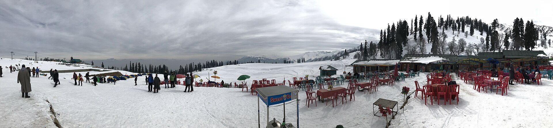 Gulmarg Ski Resort area Phase 2 — Alpine village in India