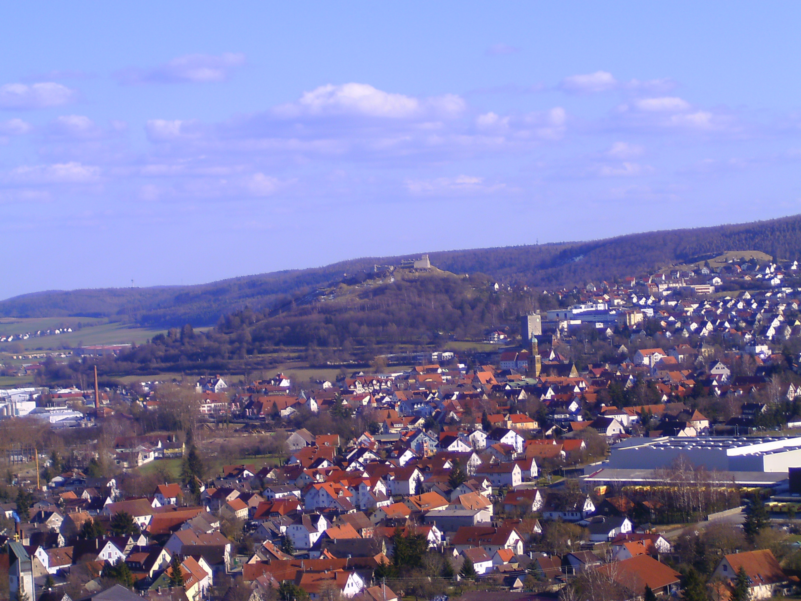 Bopfingen, mountain village in Germany
