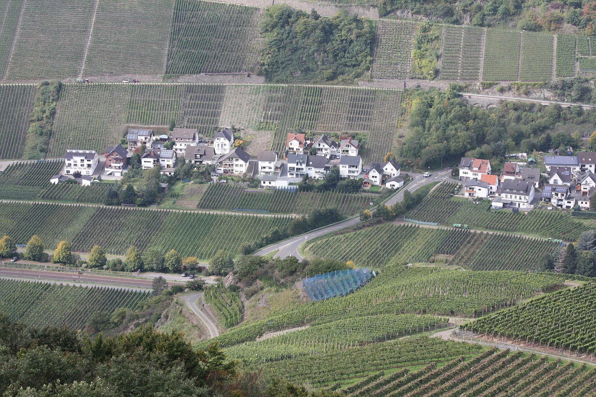 Dernau, mountain village in Germany