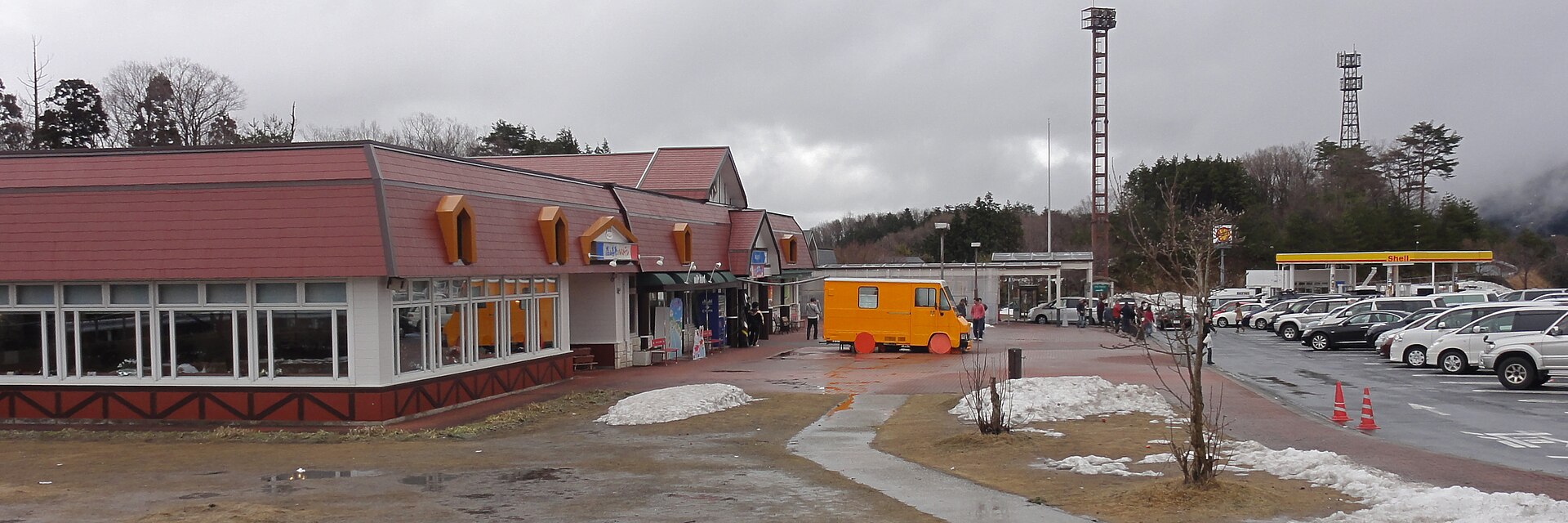 Hiruzen Bear Valley Ski Resort, mountain village in Japan