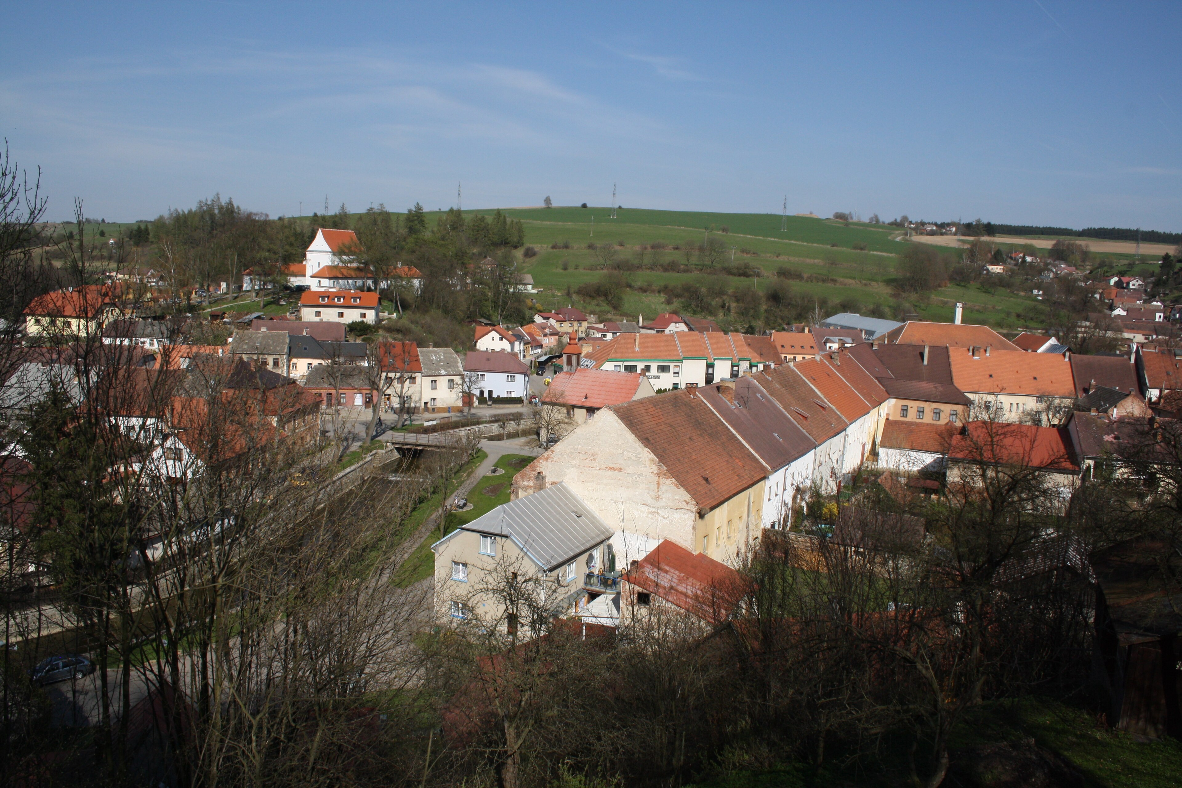 Brtnice — Alpine village in Czechia