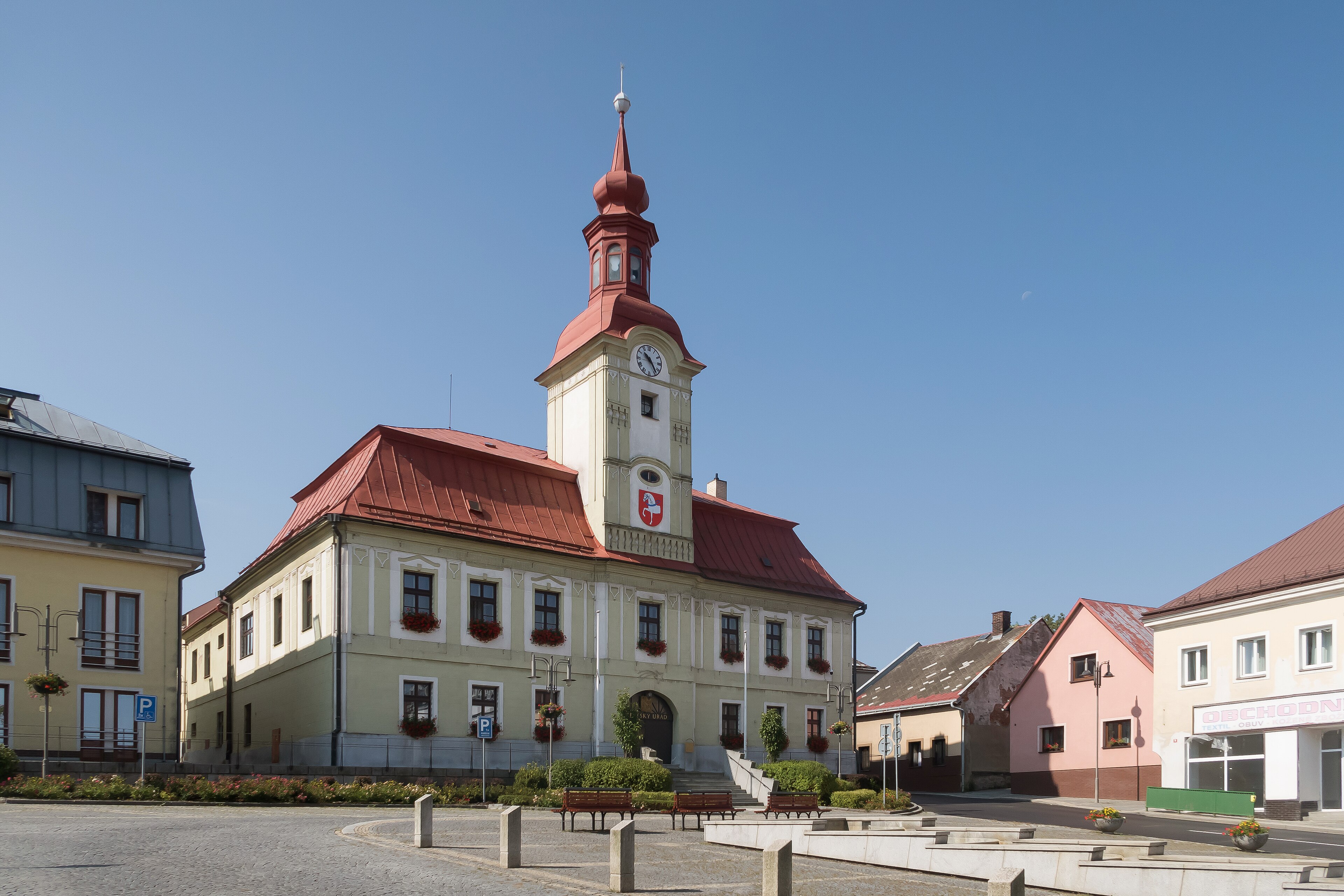 Hlinsko — Alpine village in Czechia