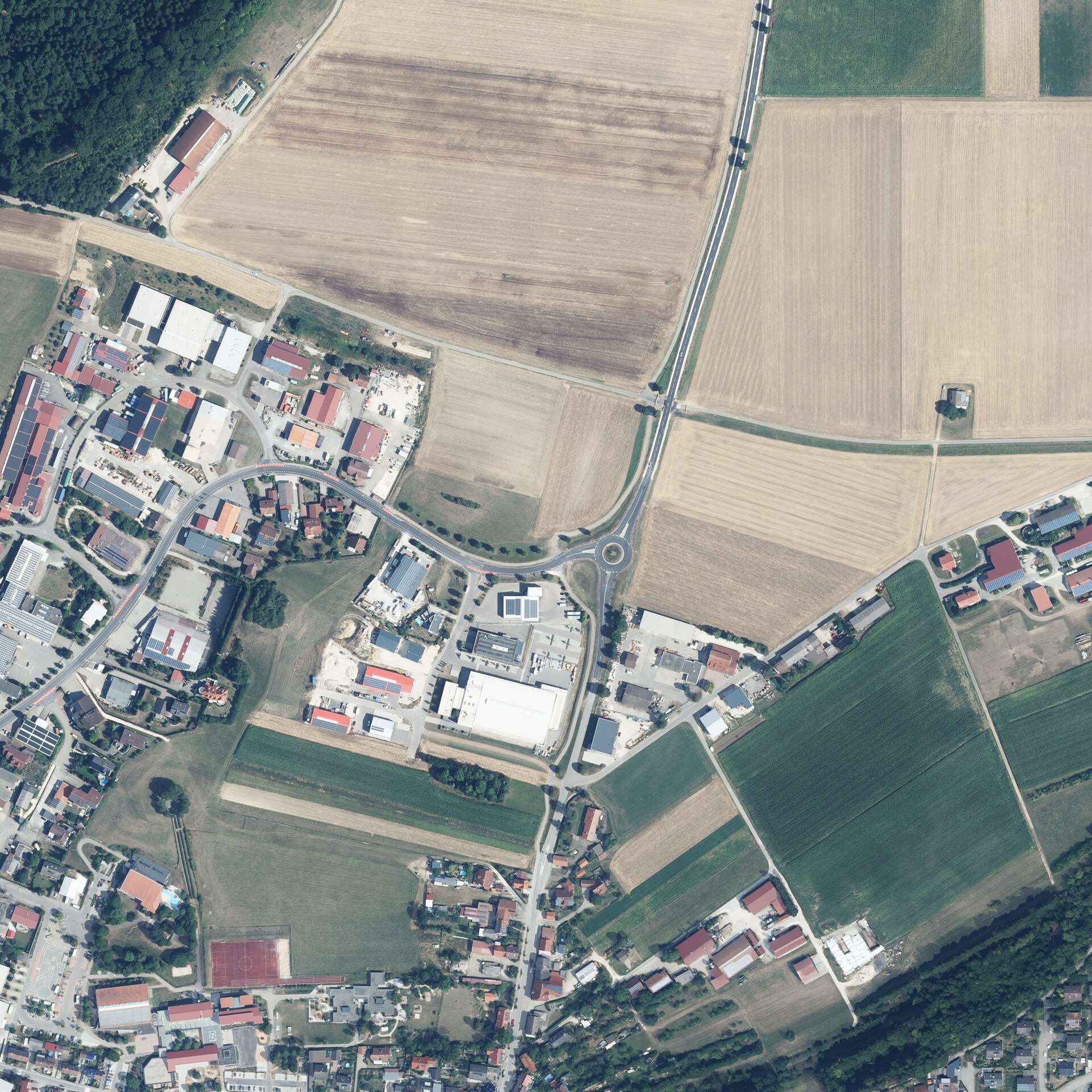 Familienabfahrt, mountain village in Germany