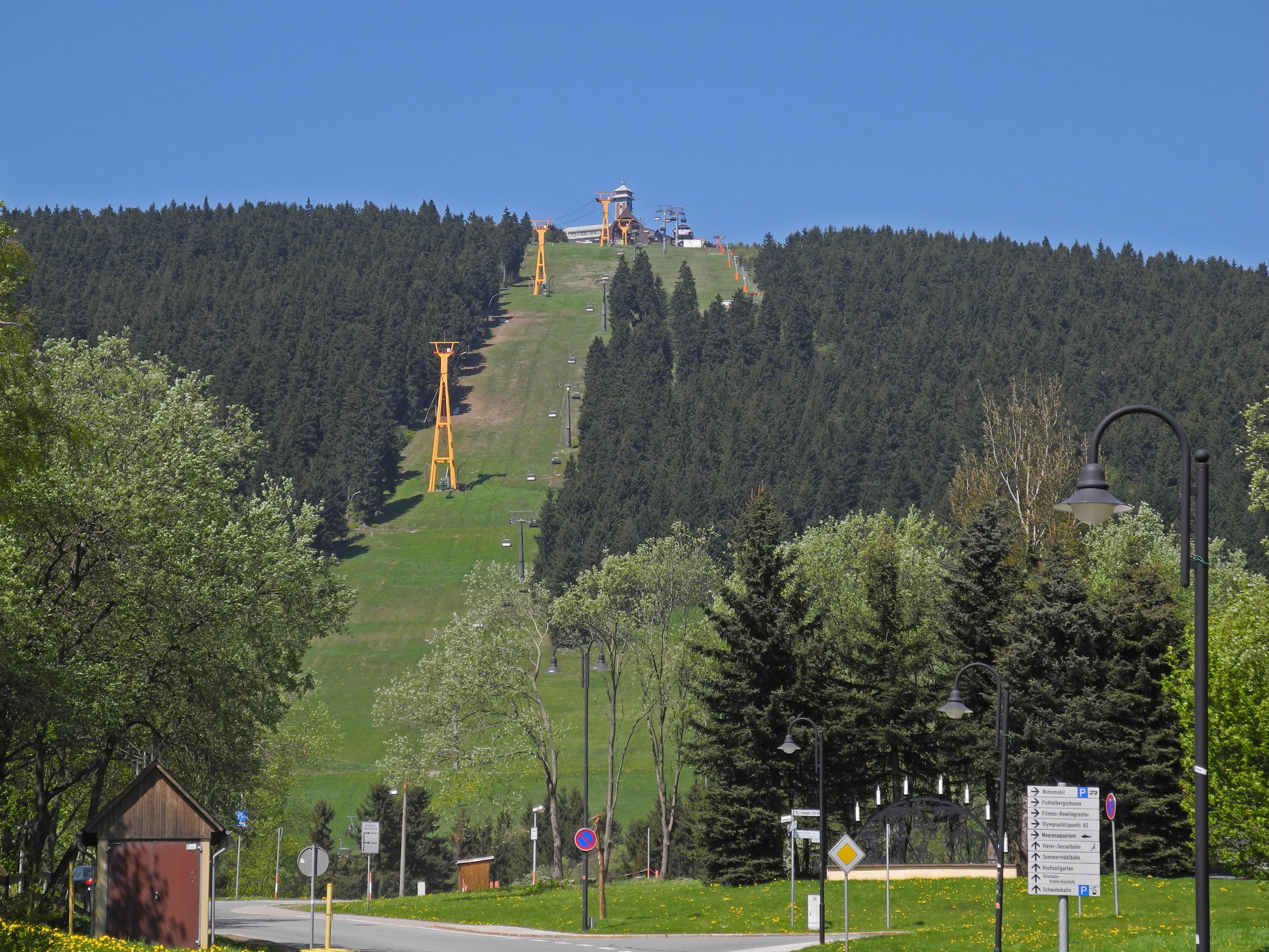 Fichtelberg, mountain village in Germany