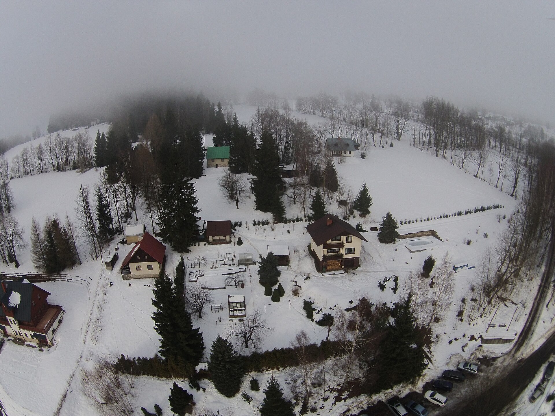 Skiareál Vurmovka — Alpine village in Czechia