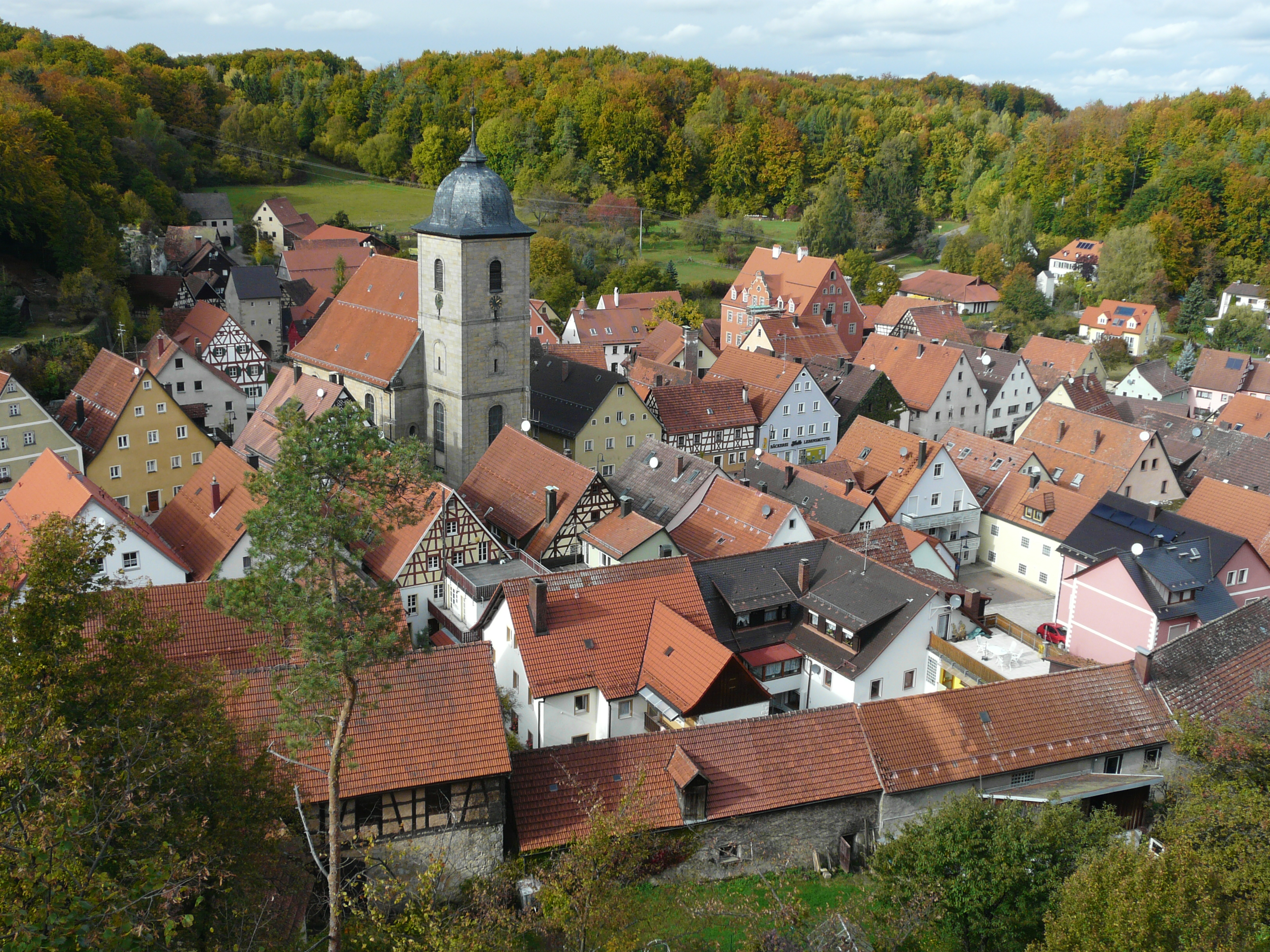Betzenstein, mountain village in Germany