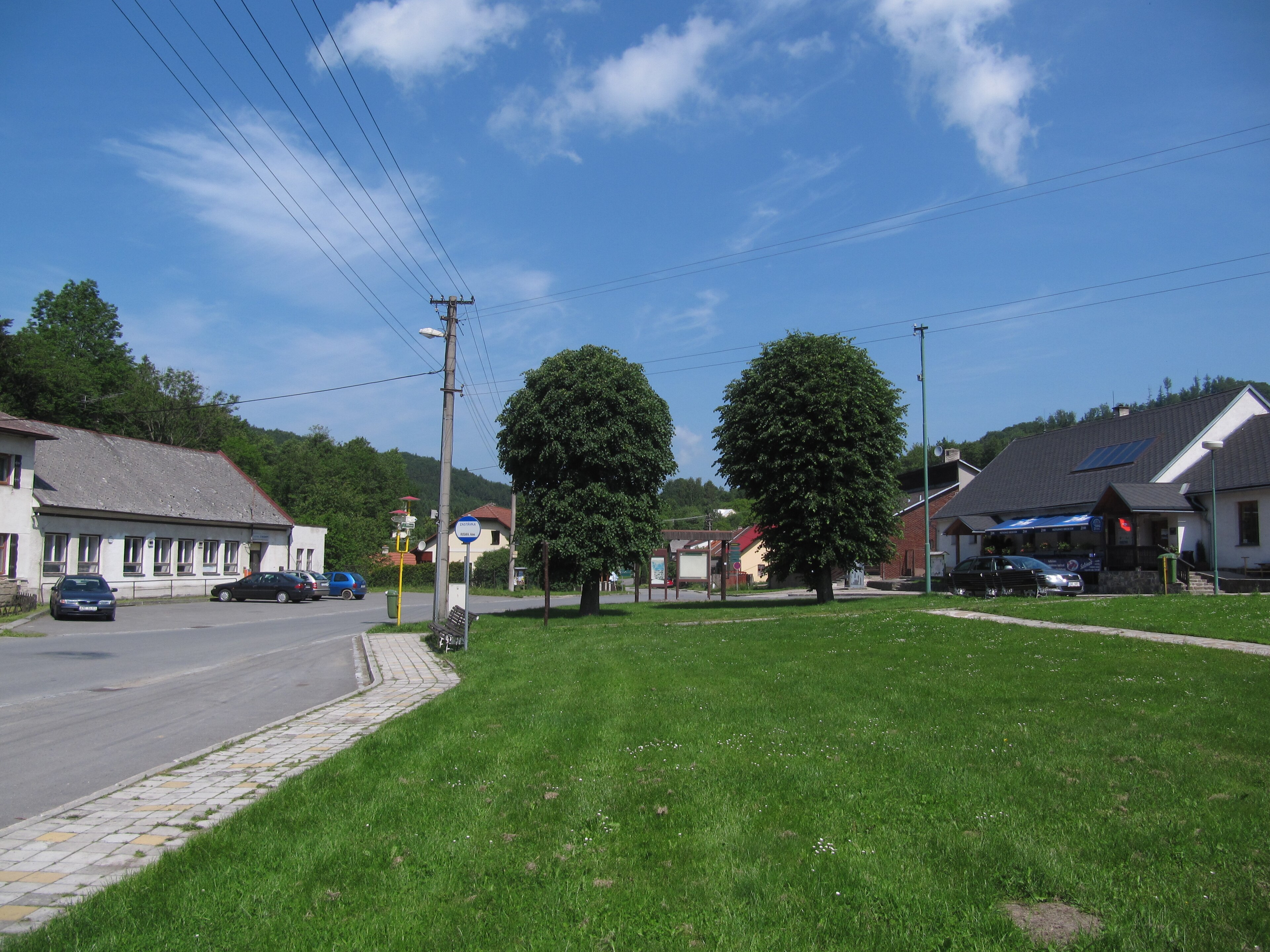 Rusava — Alpine village in Czechia