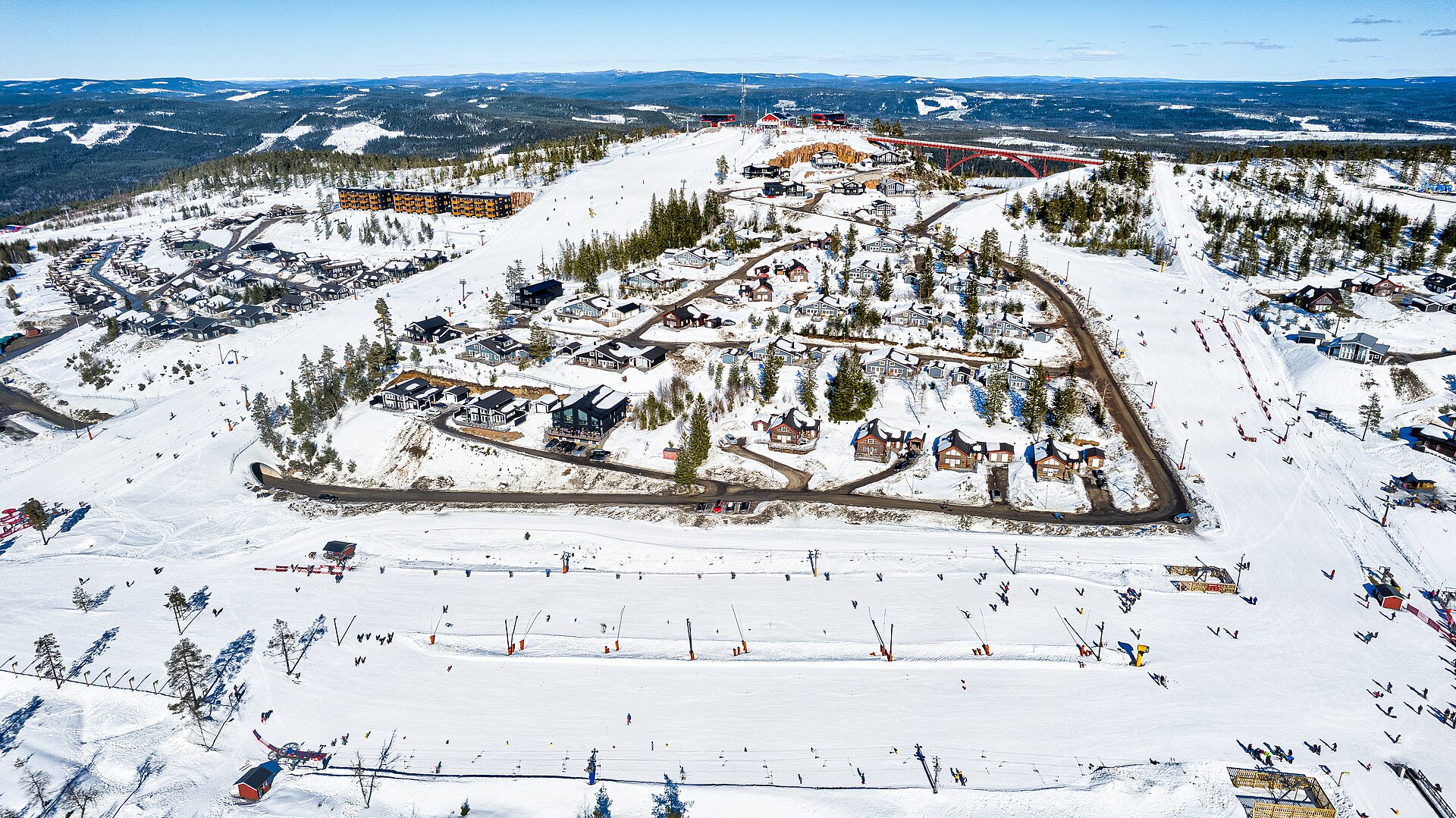 Branäs, mountain village in Sweden