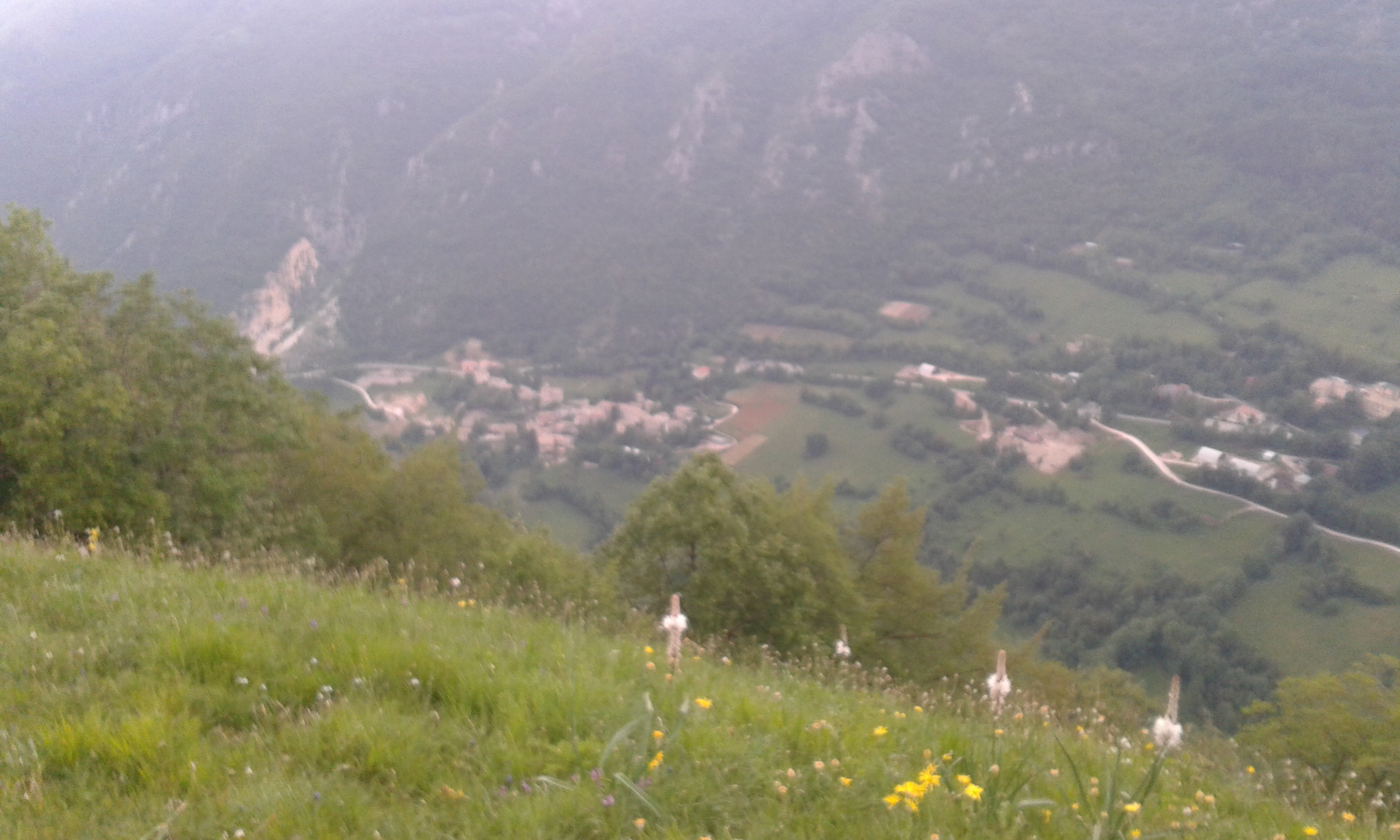Bolognola, mountain village in Italy
