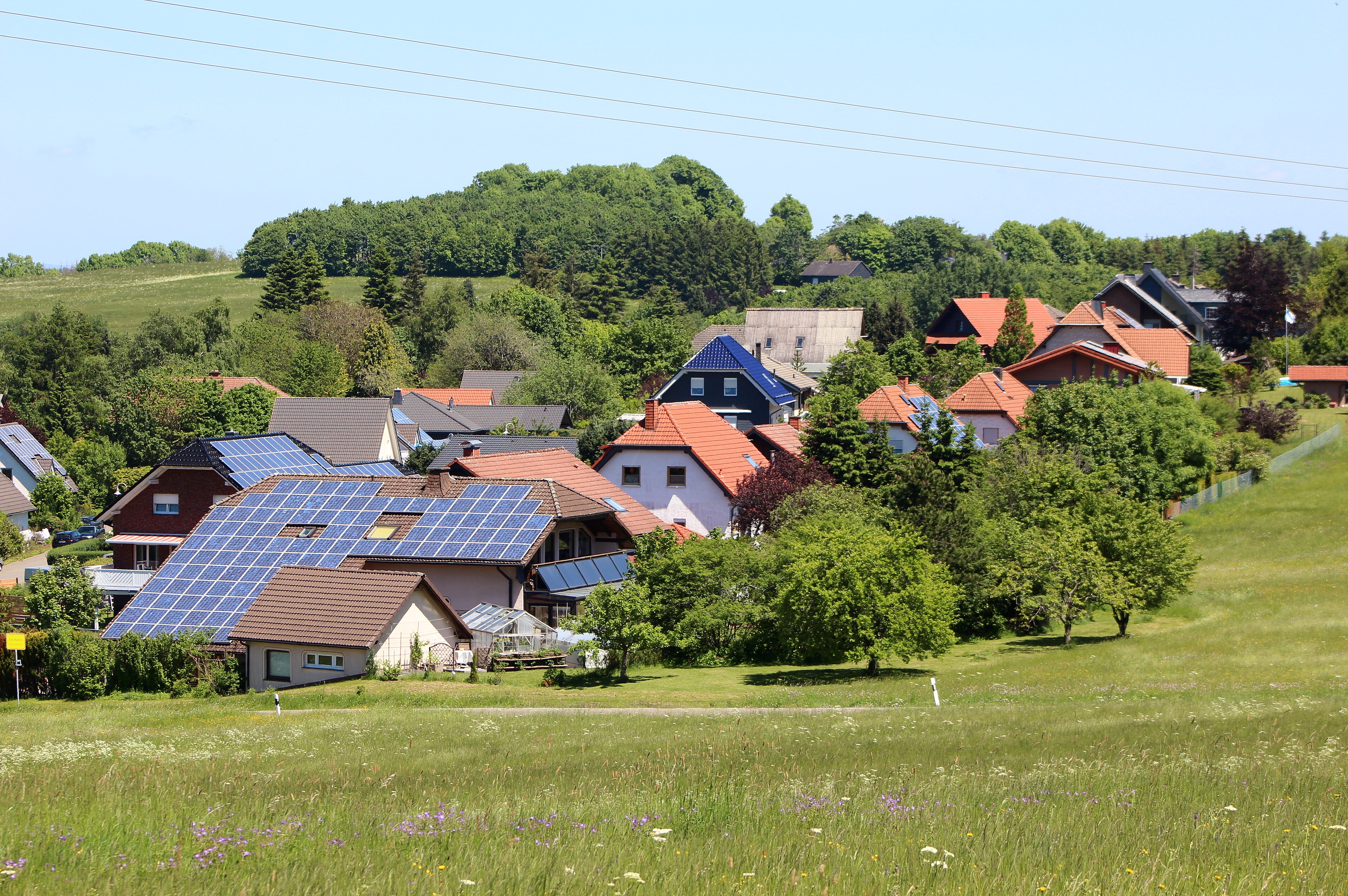 Stein-Neukirch, mountain village in Germany