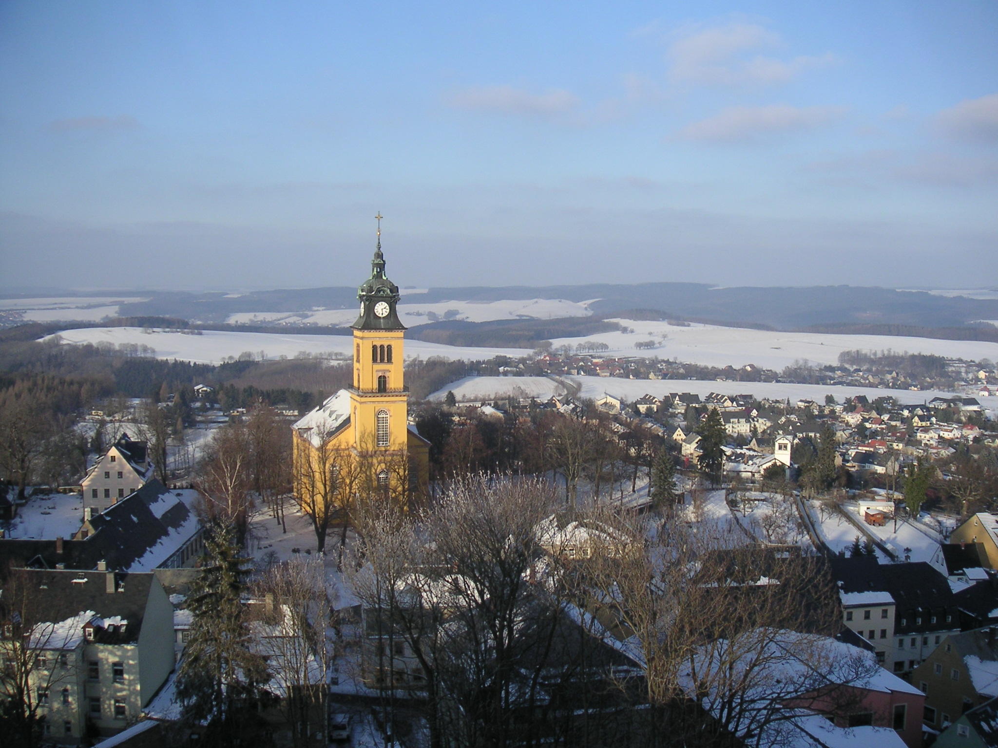 Augustusburg, mountain village in Germany