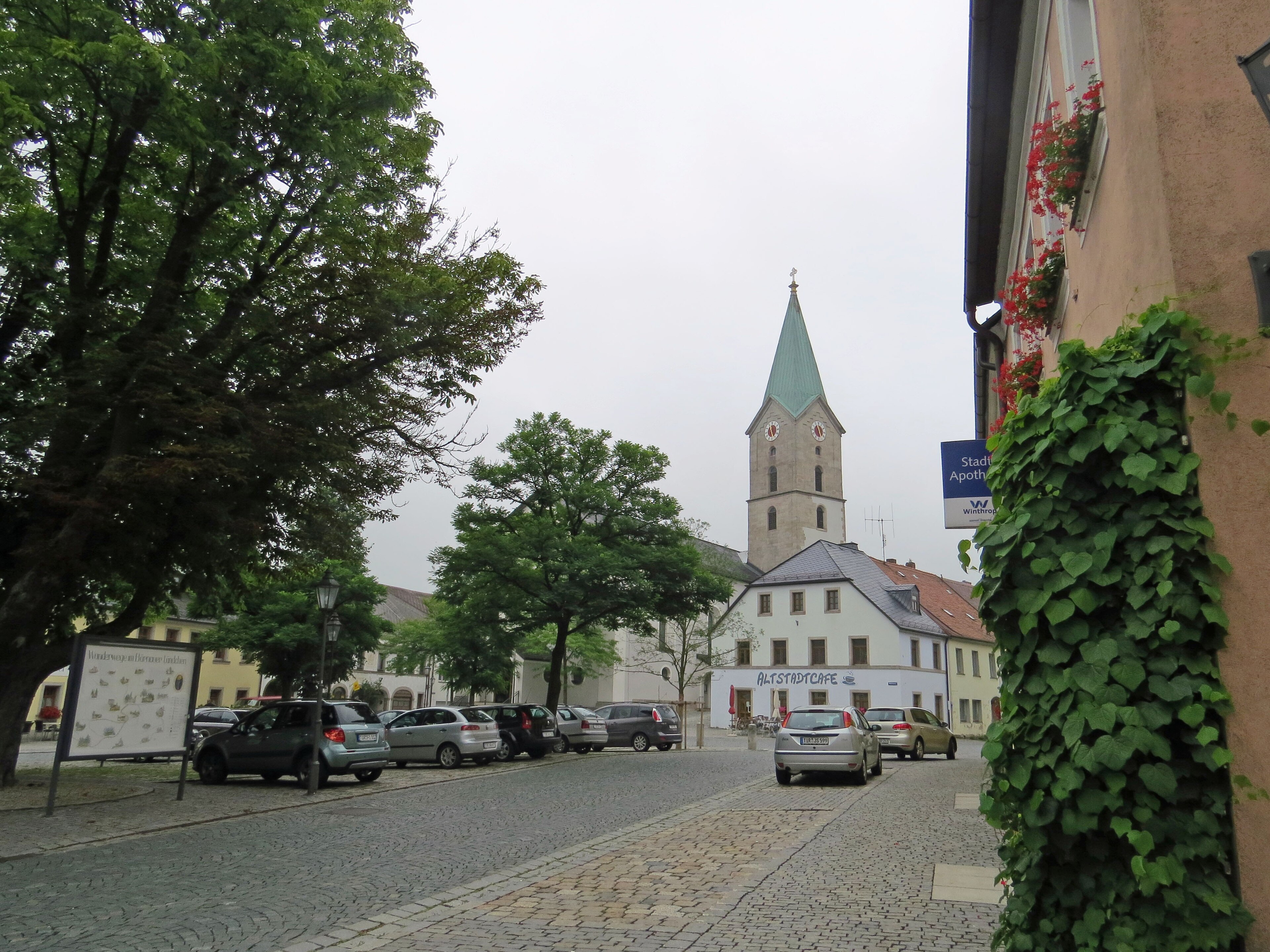 Bärnau, mountain village in Germany