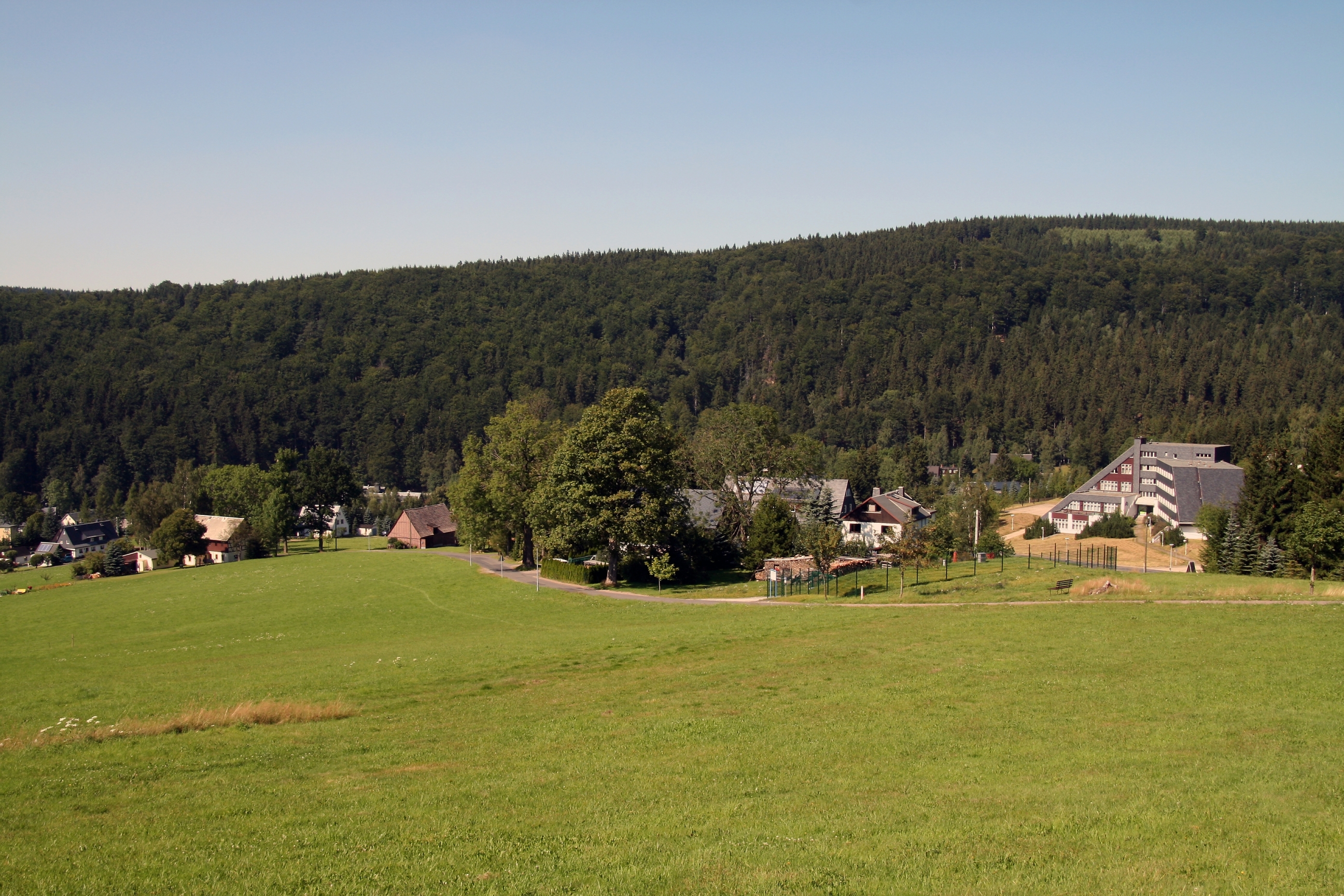 Holzhau, mountain village in Germany