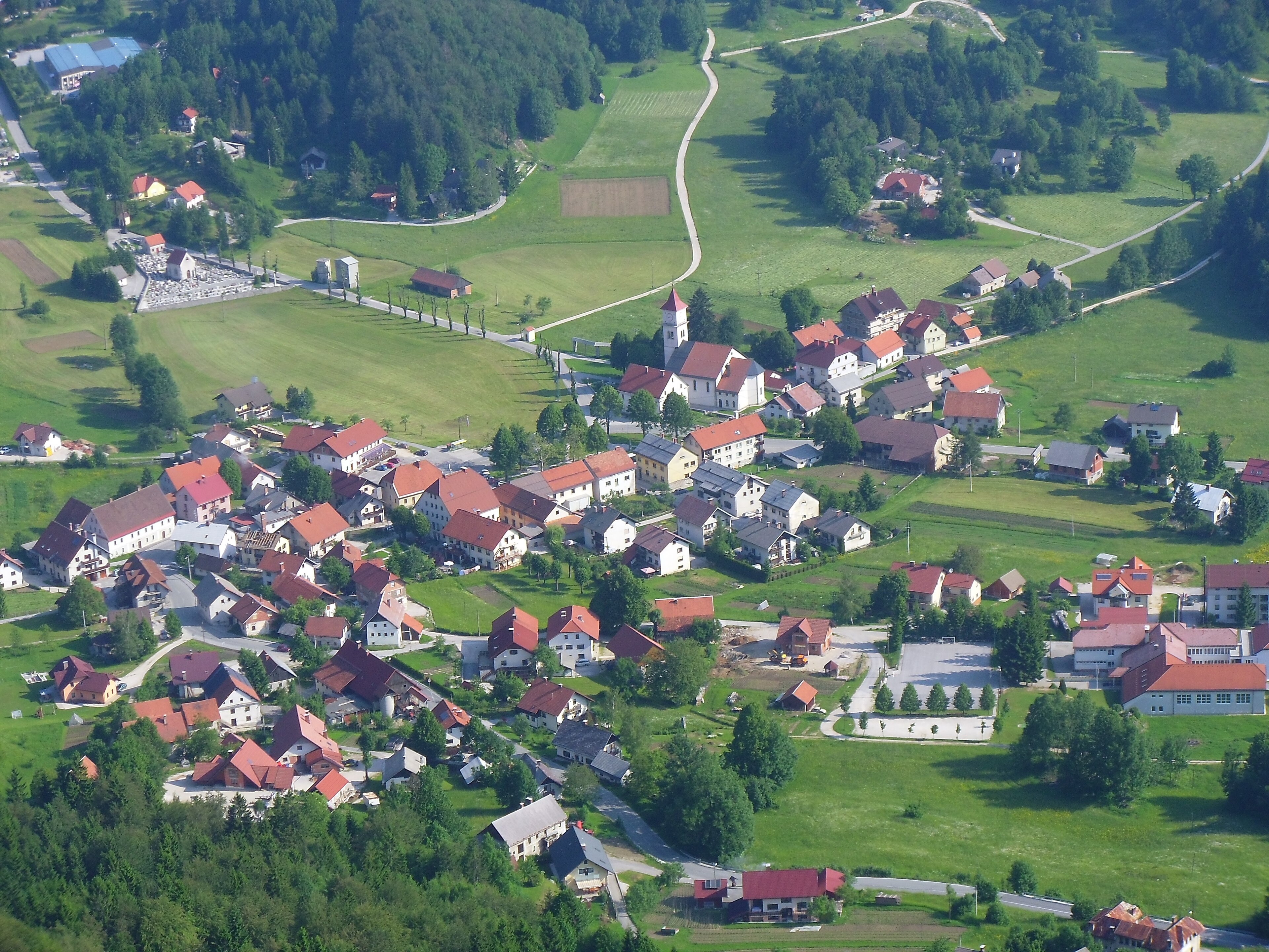Črni Vrh nad Idrijo — Alpine village in Slovenia