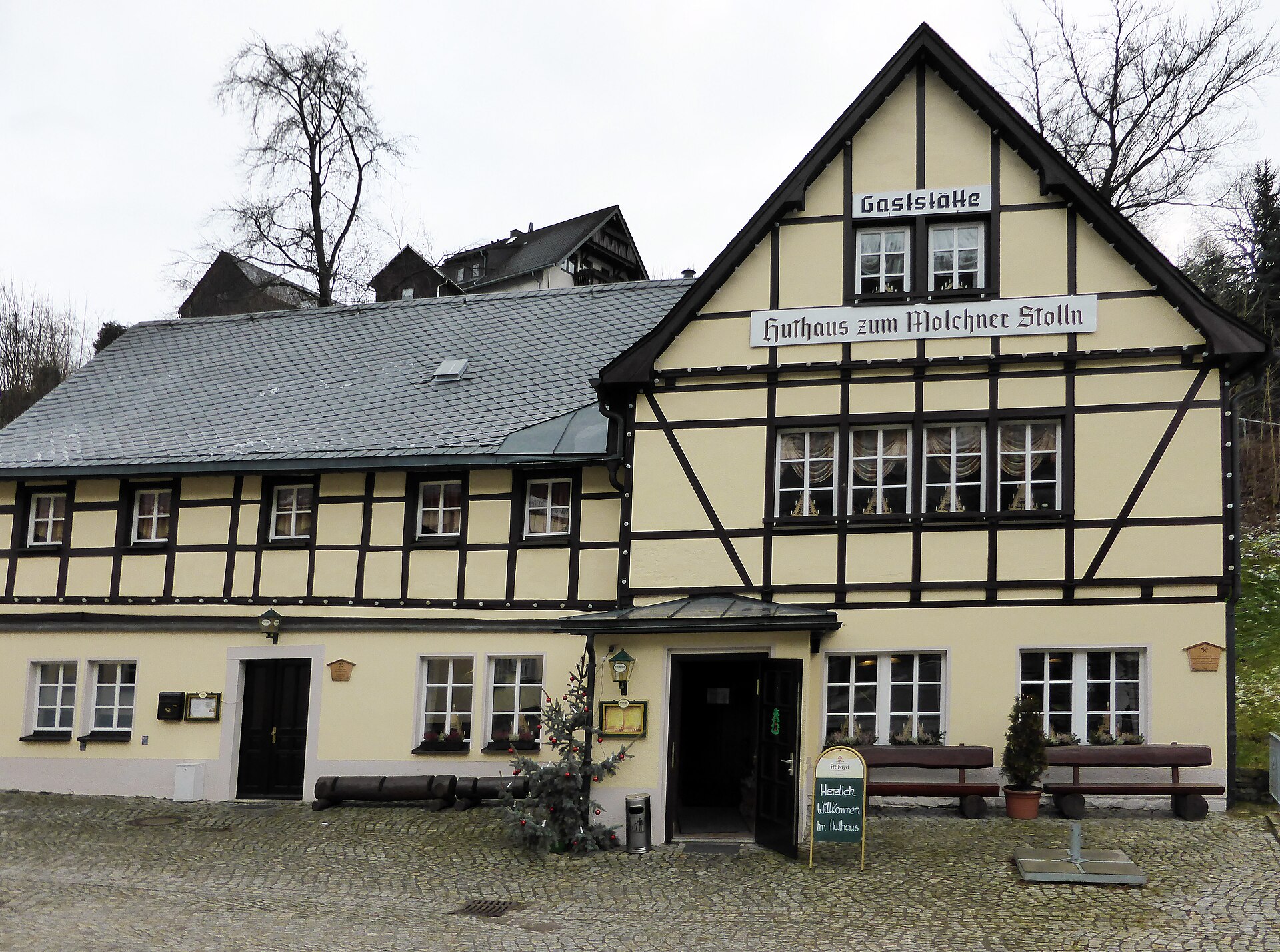 Marienberg, mountain village in Germany