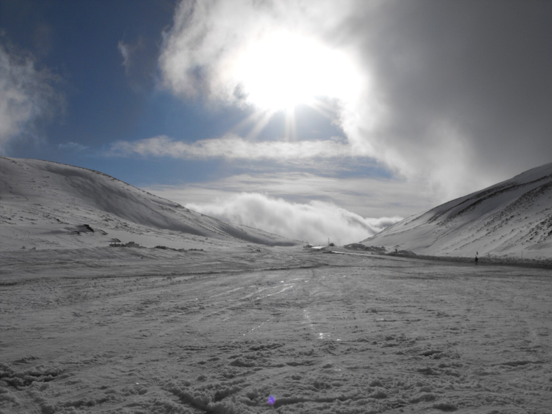 Glenshee Ski Center, mountain village in United Kingdom