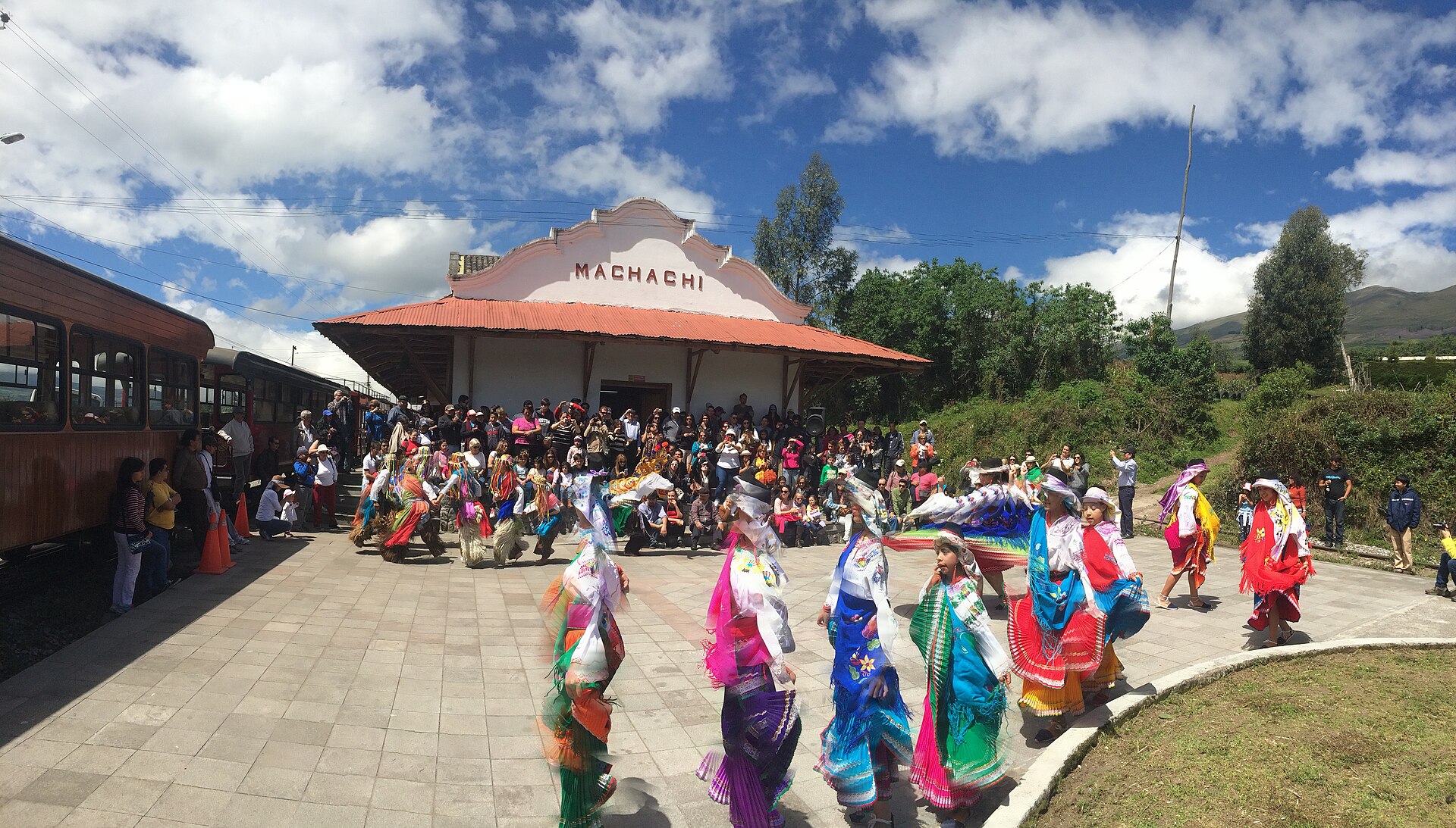 Machachi, mountain village in Ecuador