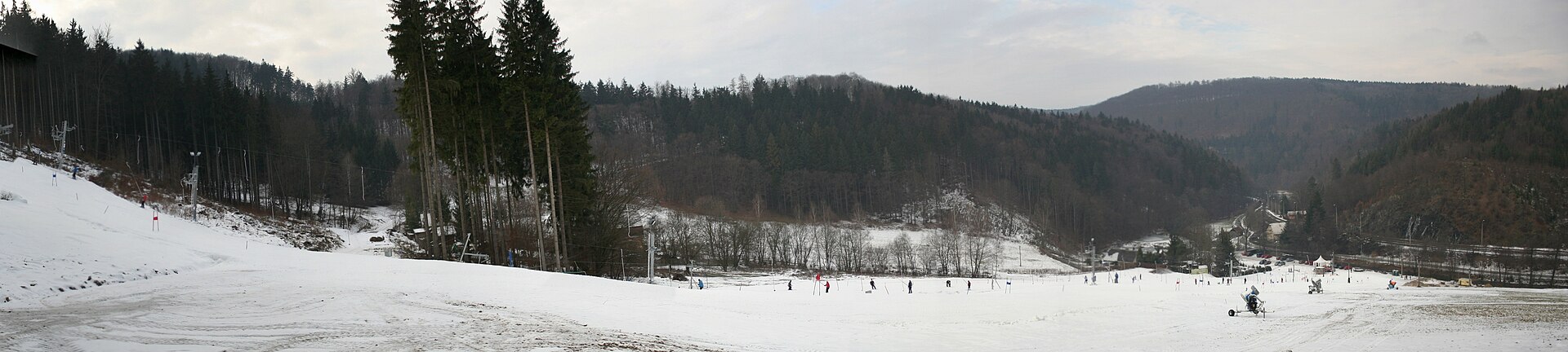 Park sportu Hrubá Voda, mountain village in Czechia