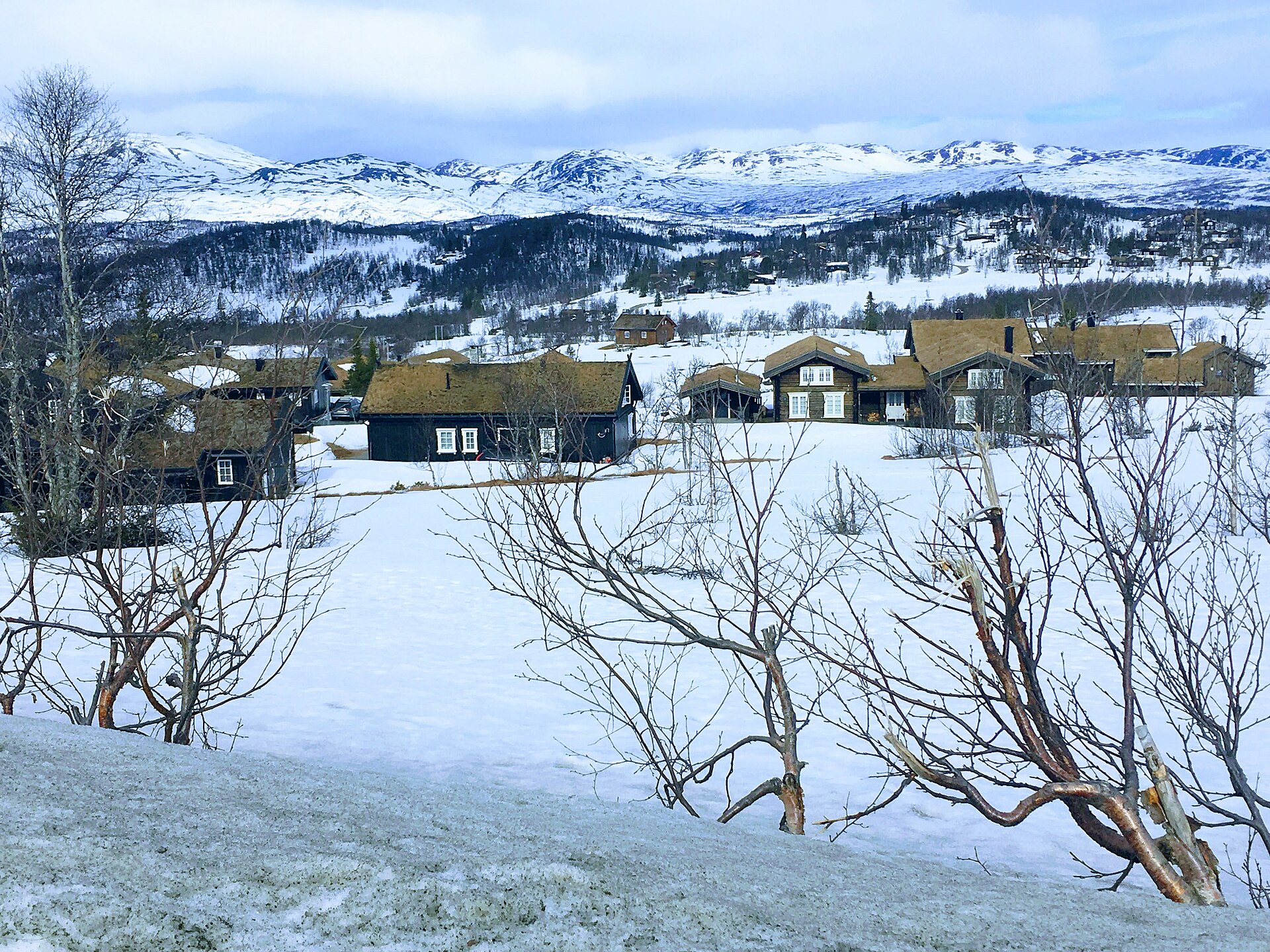 Rauland skisenter, mountain village in Norway