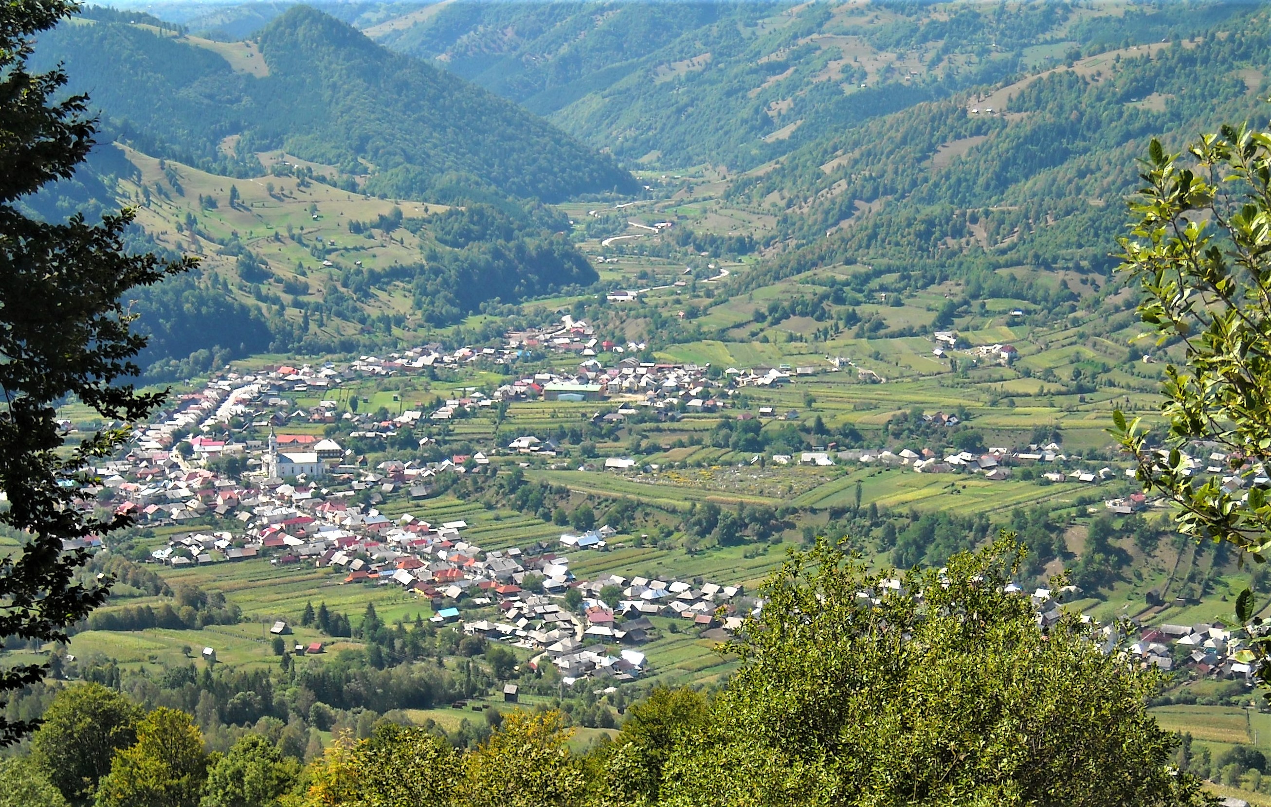 Șanț, mountain village in Romania