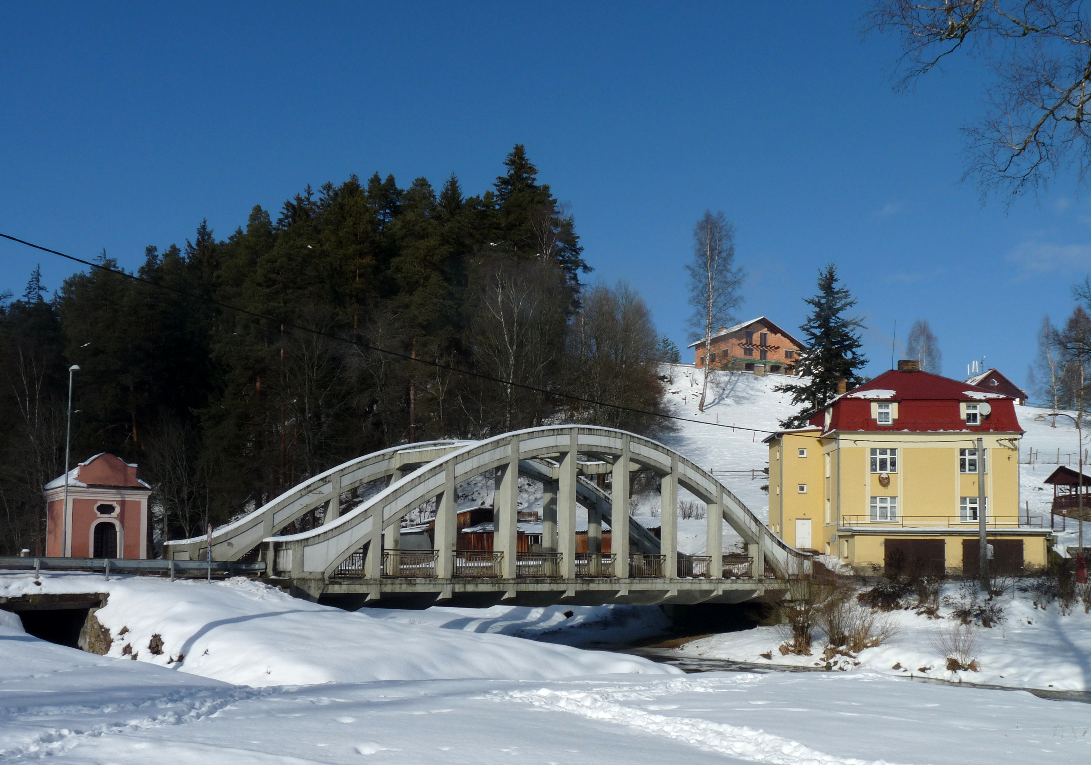 Horní Vltavice — Alpine village in Czechia