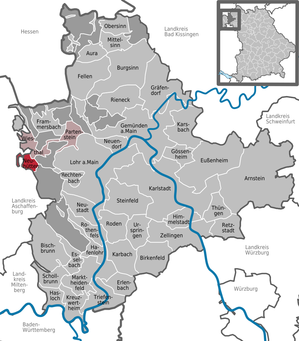 Neuhütten, mountain village in Germany