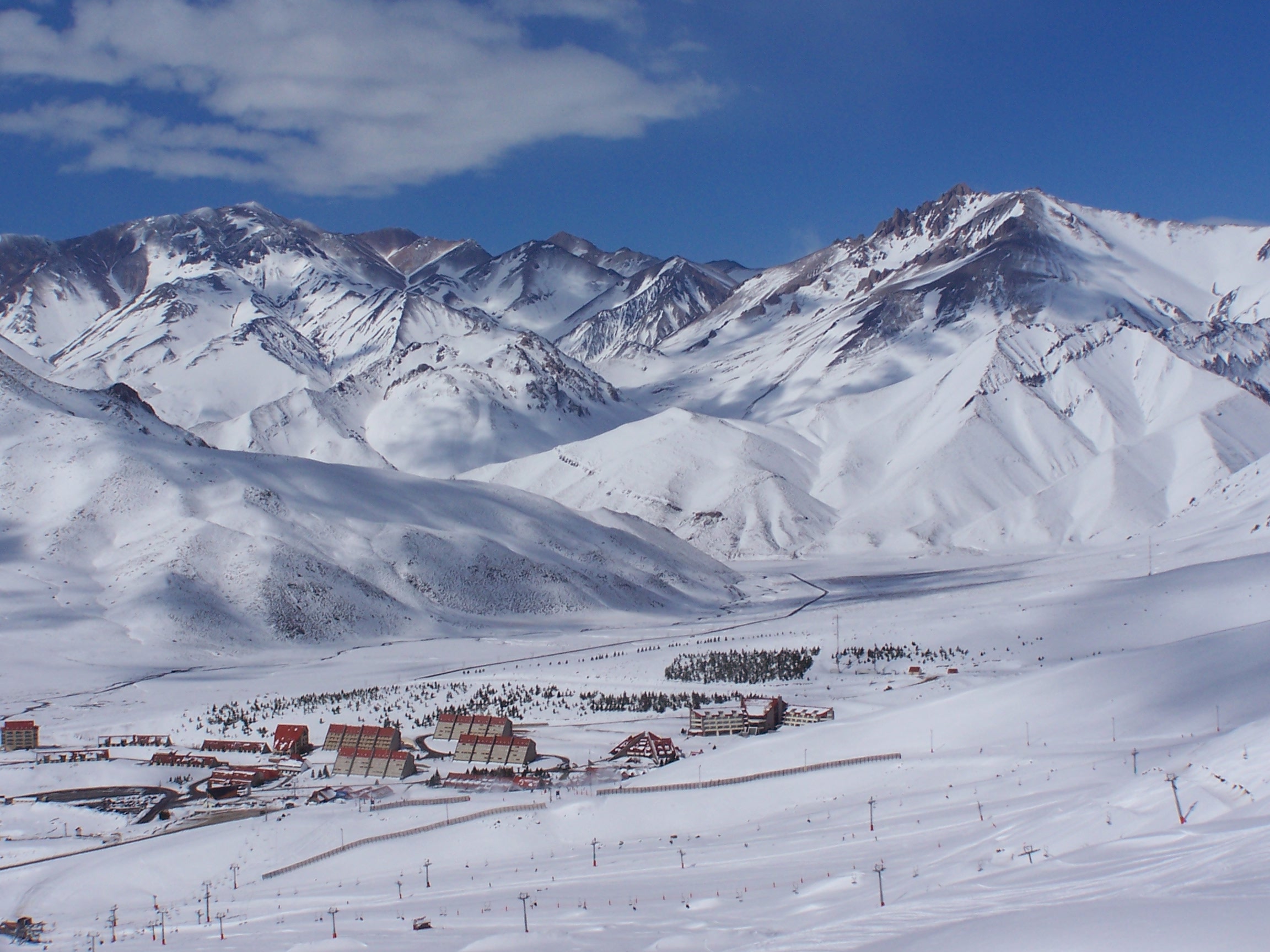 Las Leñas — Alpine village in Argentina