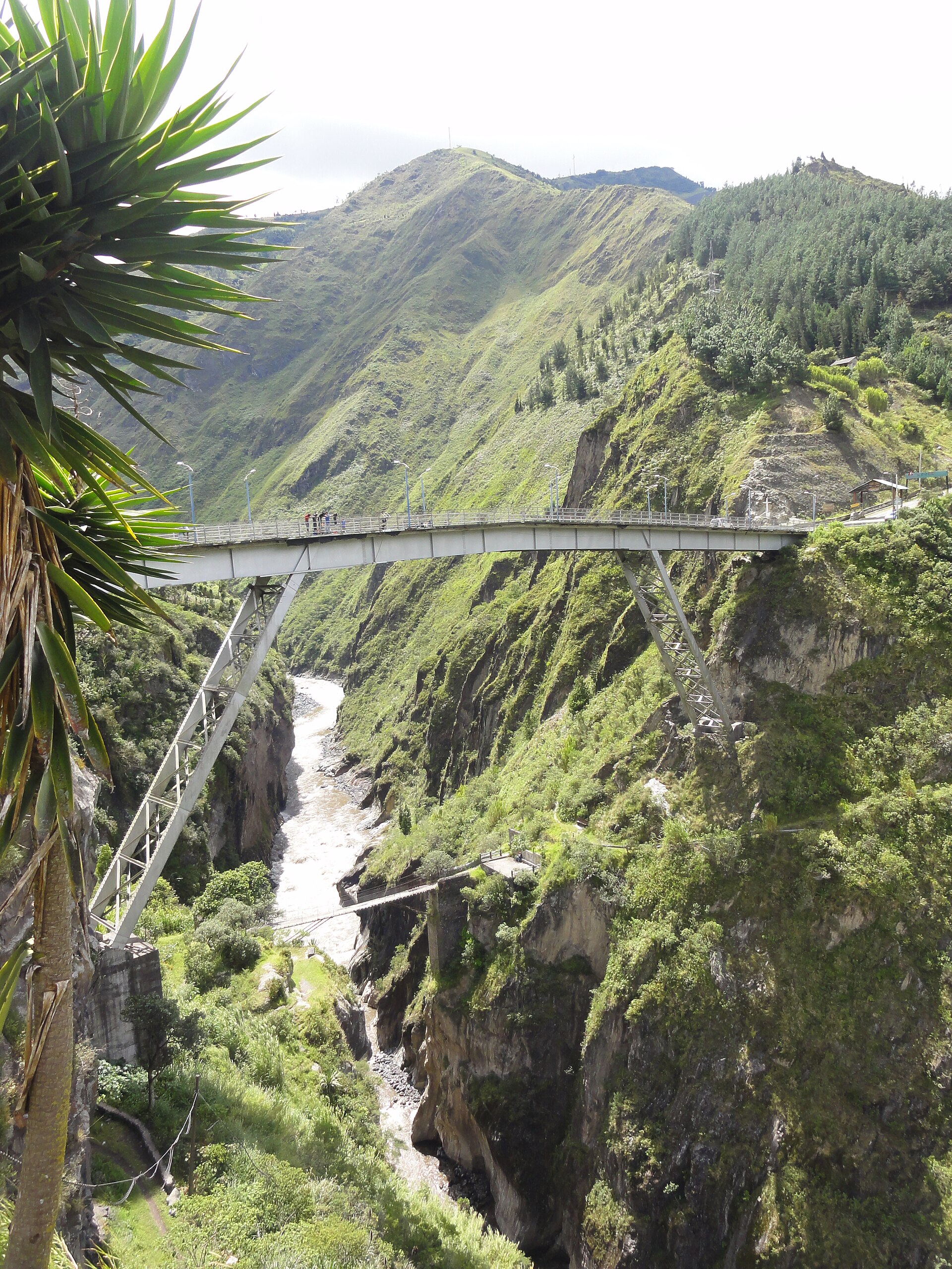 Banos, mountain village in Ecuador