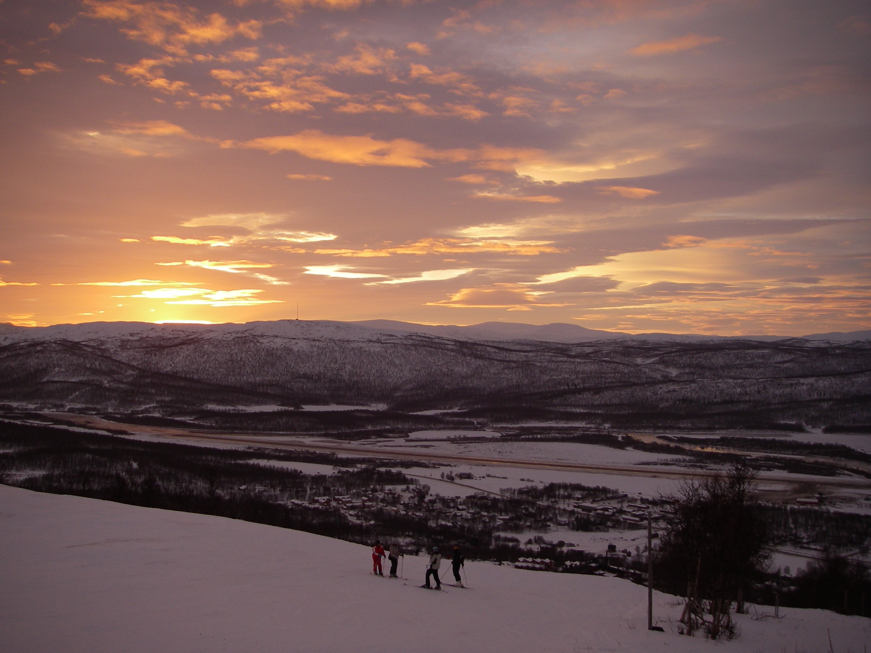 Hemavan, mountain village in Sweden