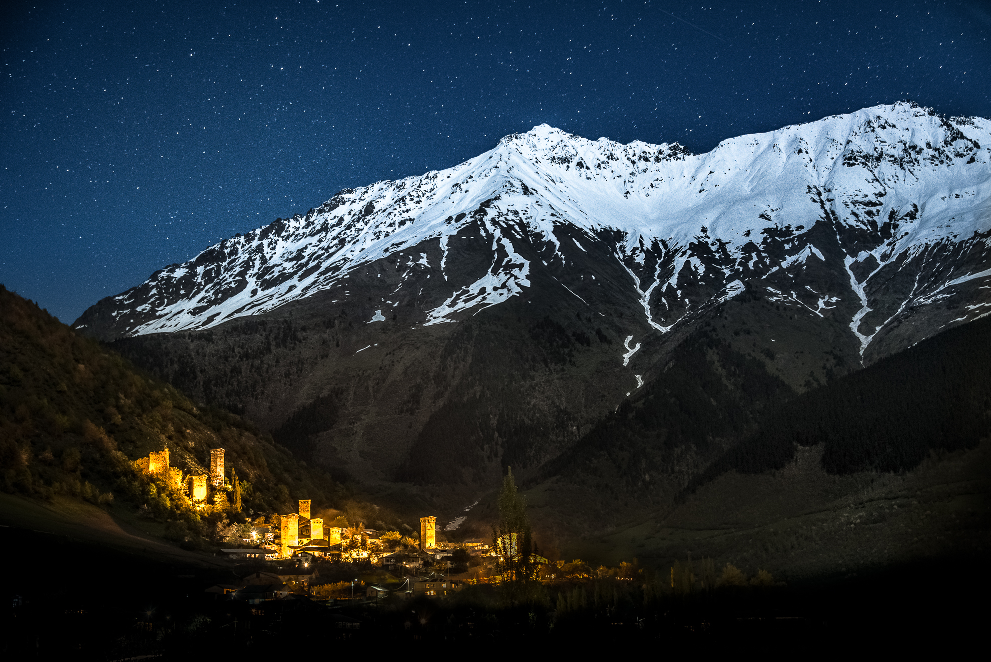 Mestia — Alpine village in Georgia