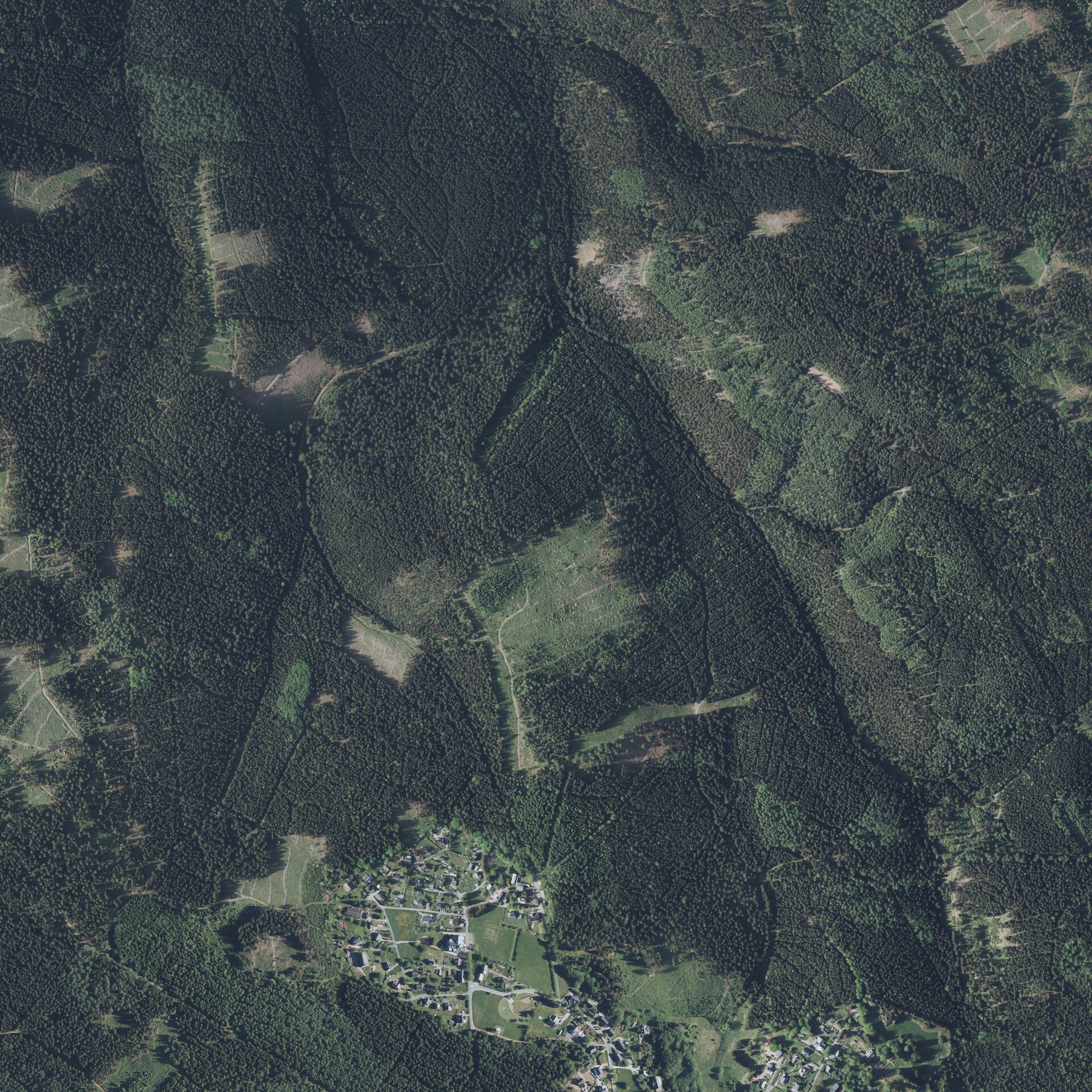 Altenberg, mountain village in Germany