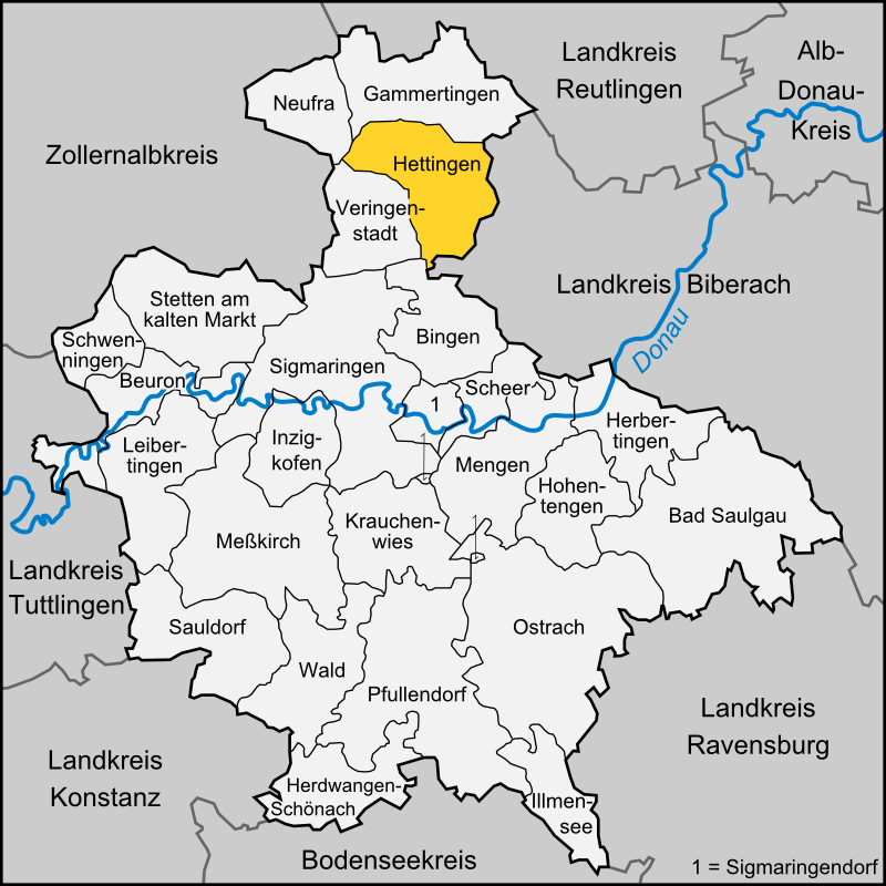 Hettingen — Alpine village in Germany