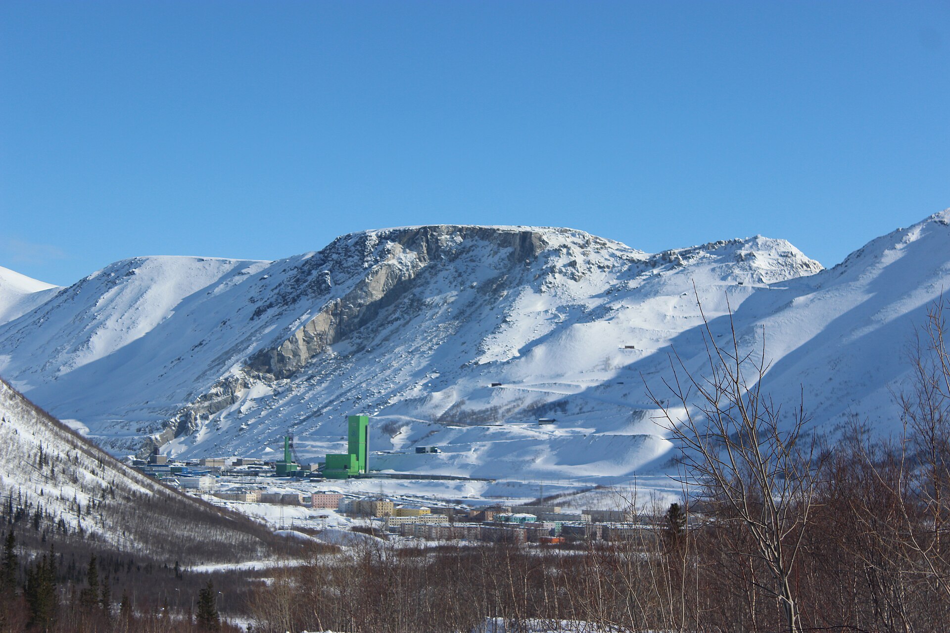 Кукисвумчорр, mountain village in Russia