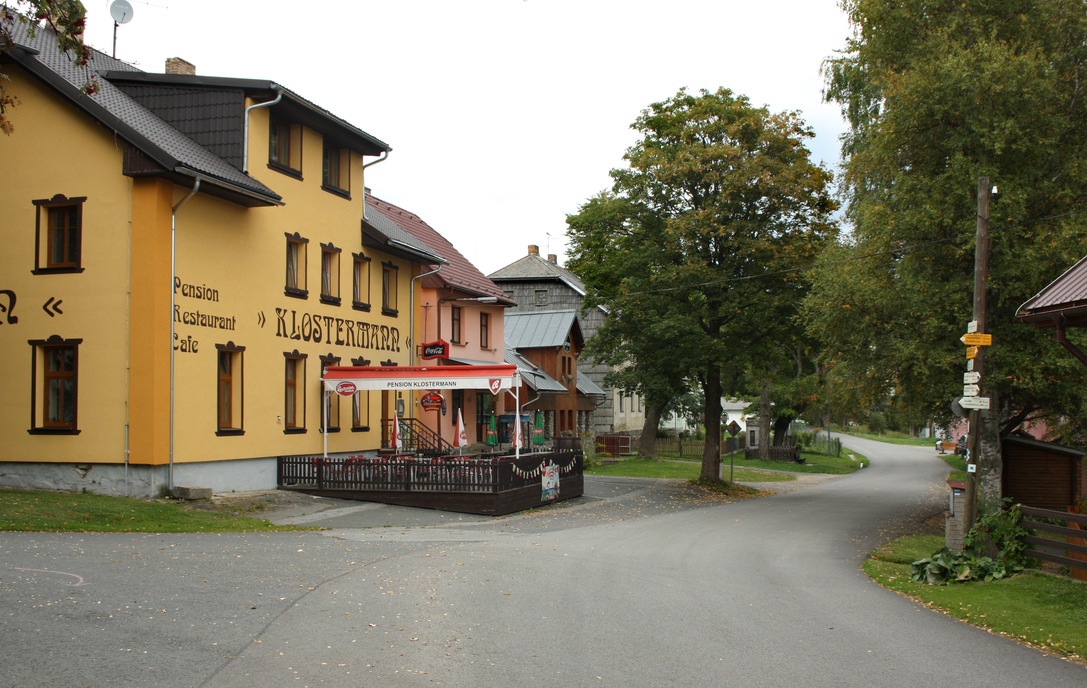 Nové Hutě — Alpine village in Czechia