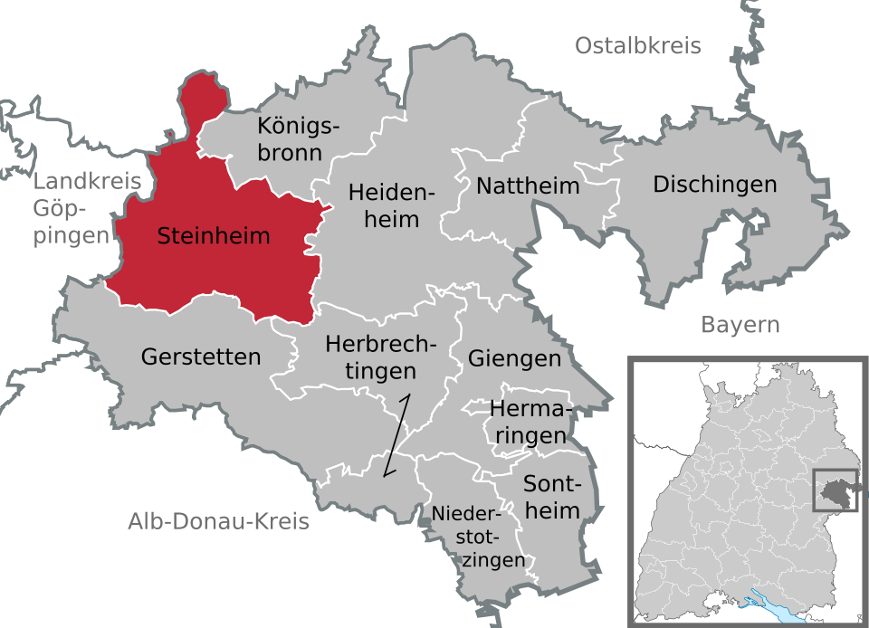 Steinheim am Albuch, mountain village in Germany