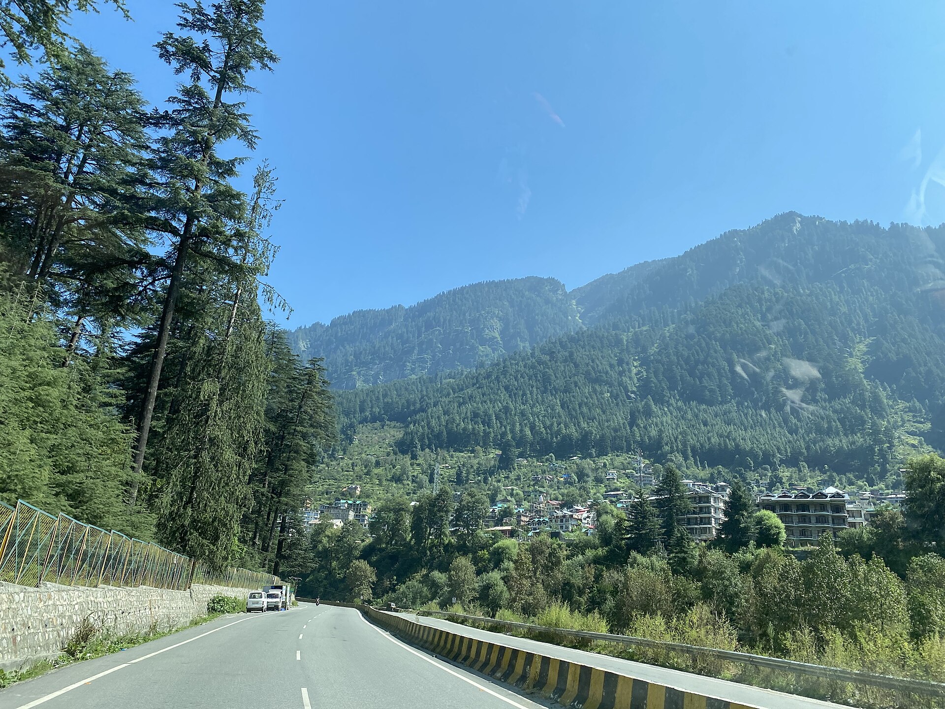 Manali, mountain village in India