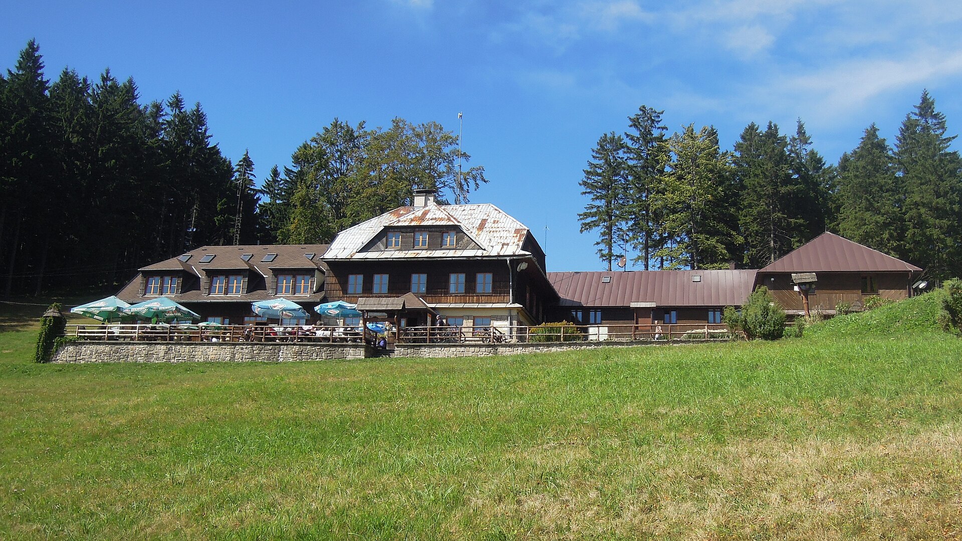 Vsacký cáb — Alpine village in Czechia