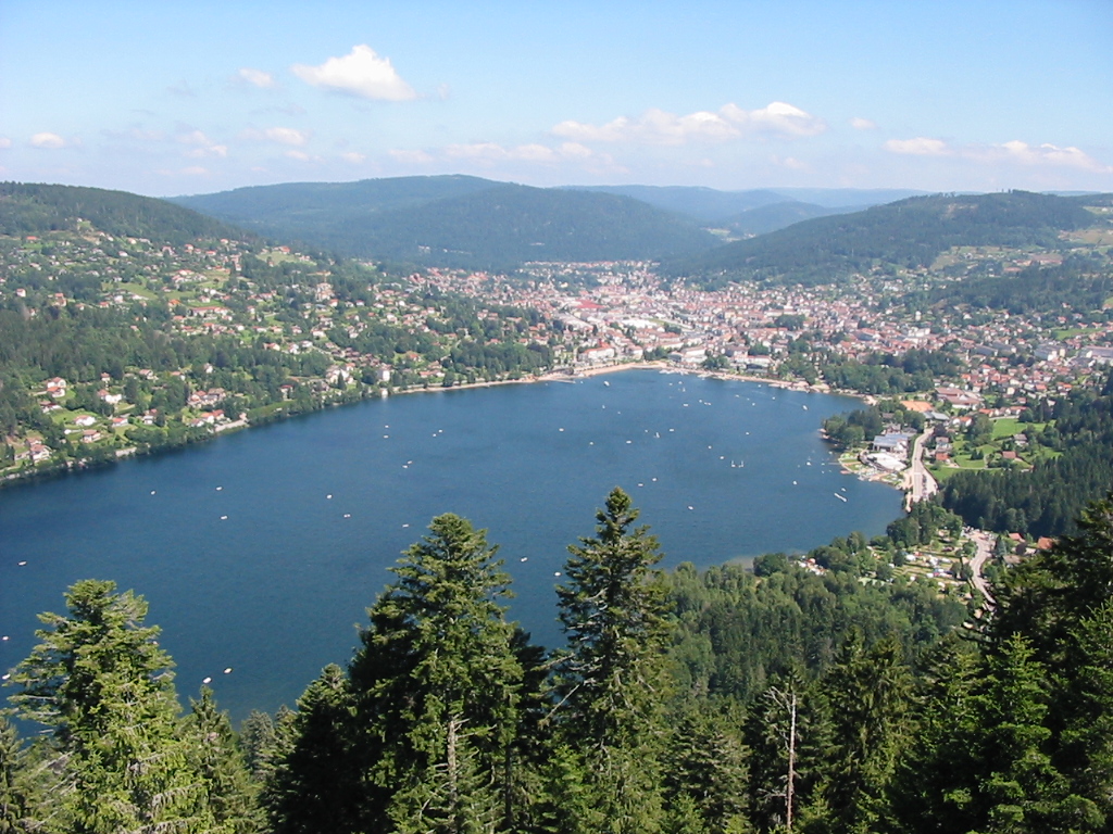 Gérardmer, mountain village in France