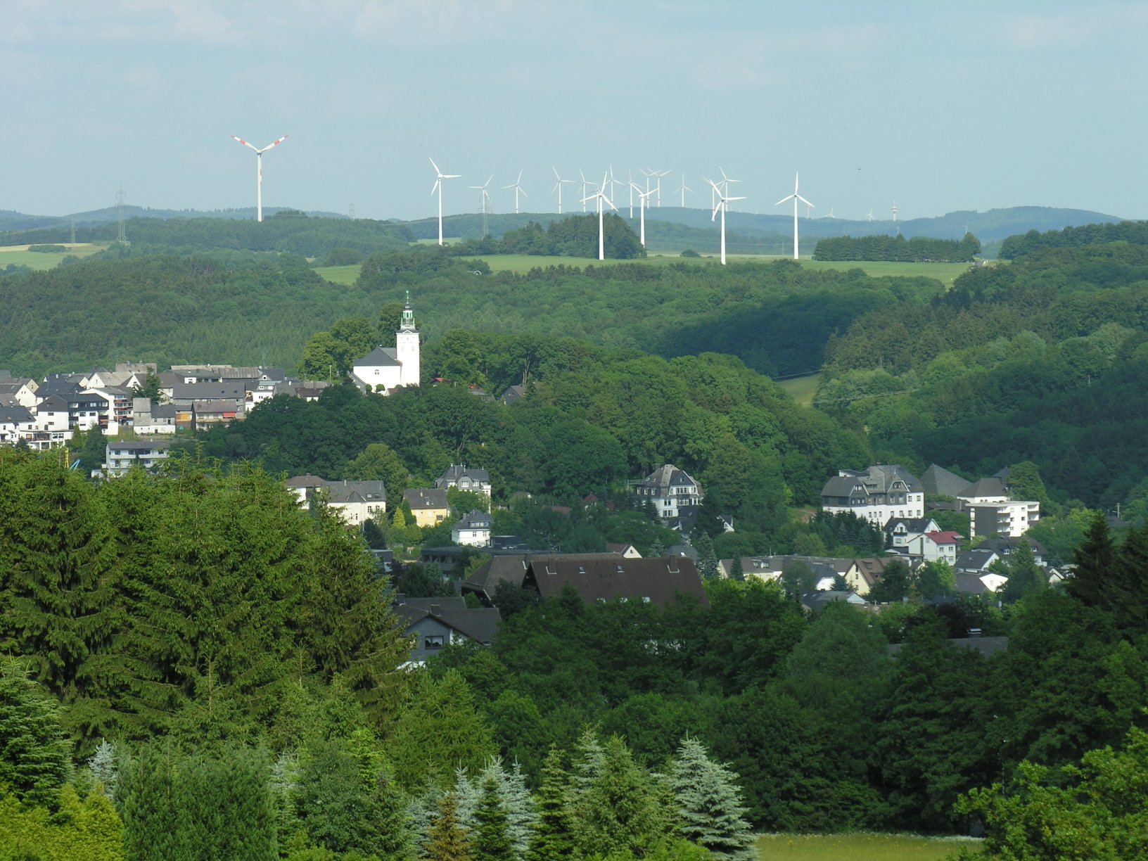 Bad Marienberg, mountain village in Germany