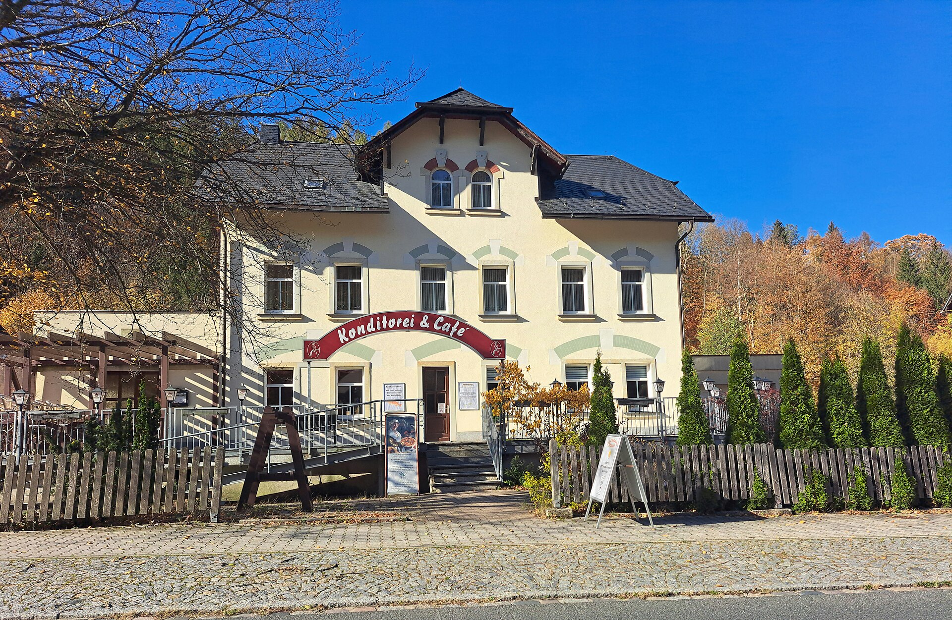 Altenberg, mountain village in Germany