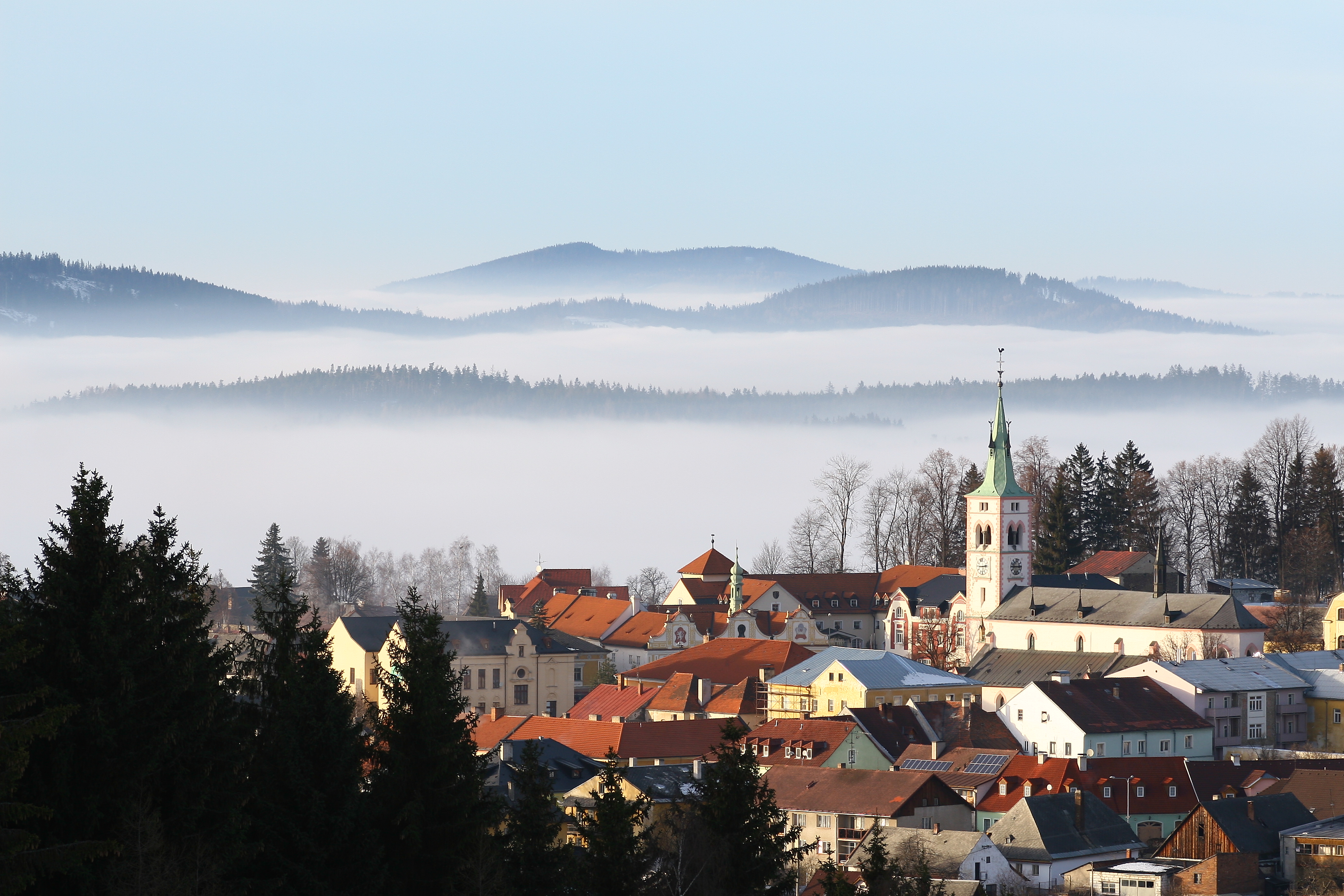 Kašperské Hory — Alpine village in Czechia