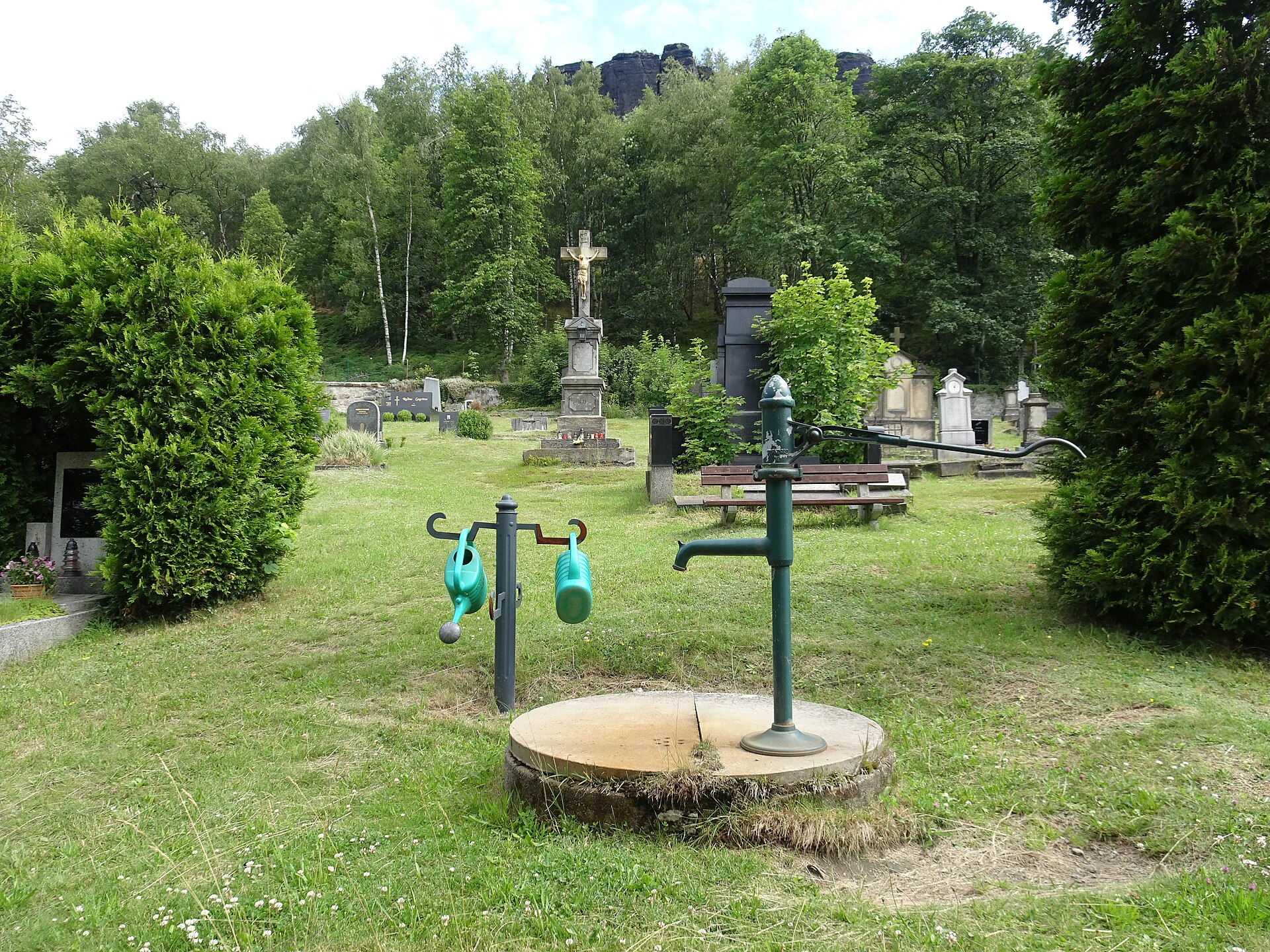 vlek Tisá, mountain village in Czechia