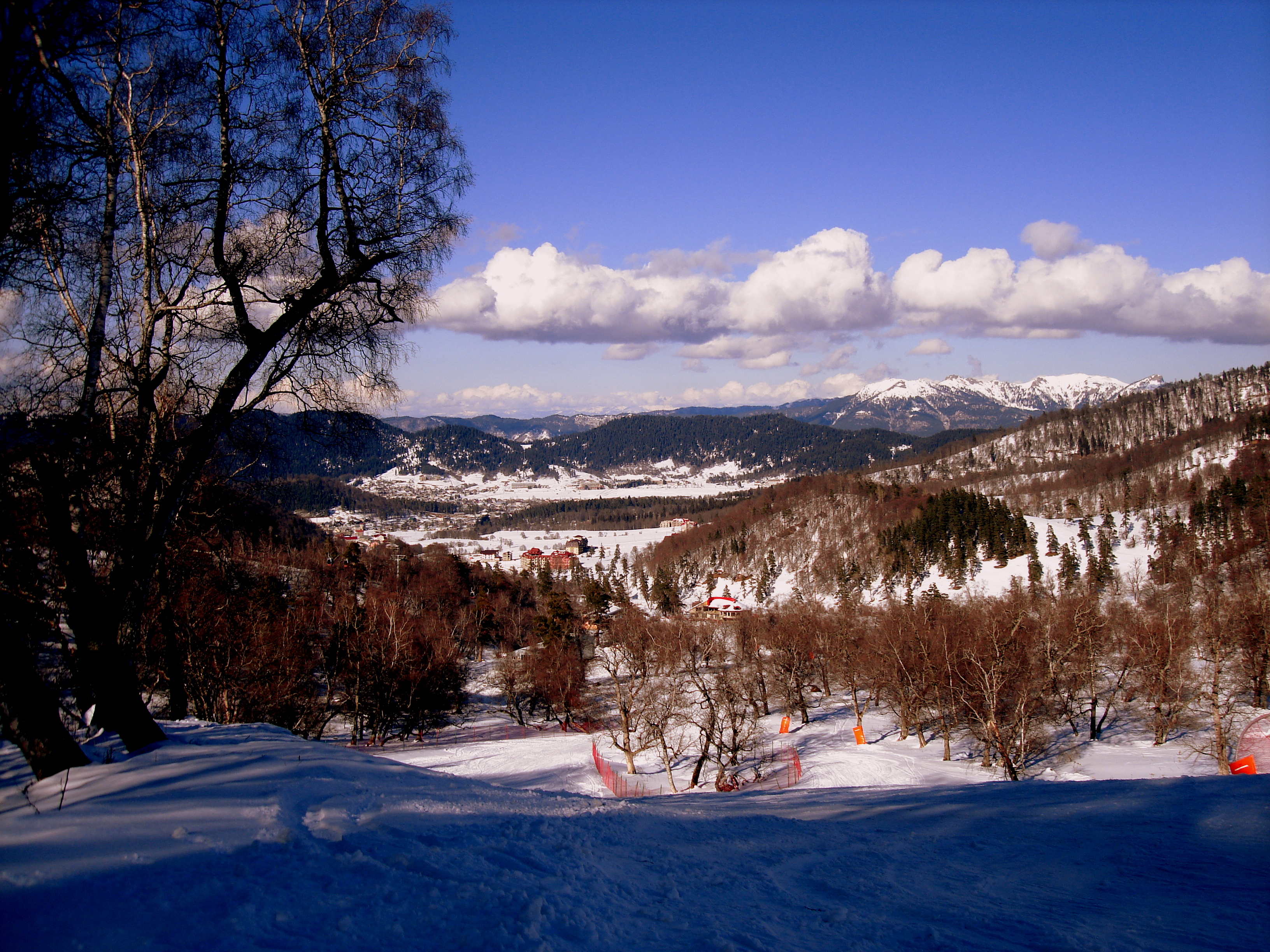 Bakuriani, mountain village in Georgia
