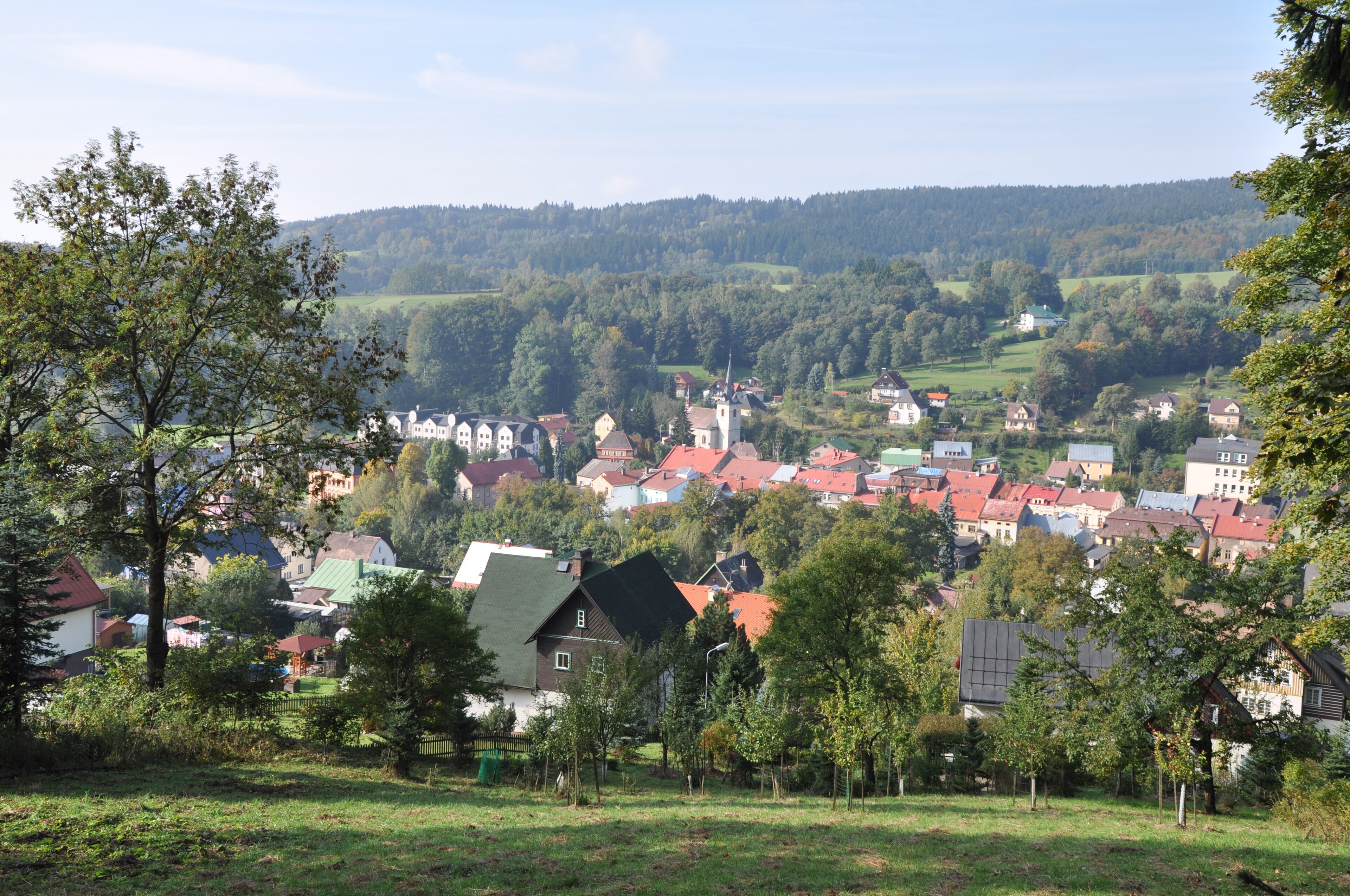 Svoboda nad Úpou — Alpine village in Czechia
