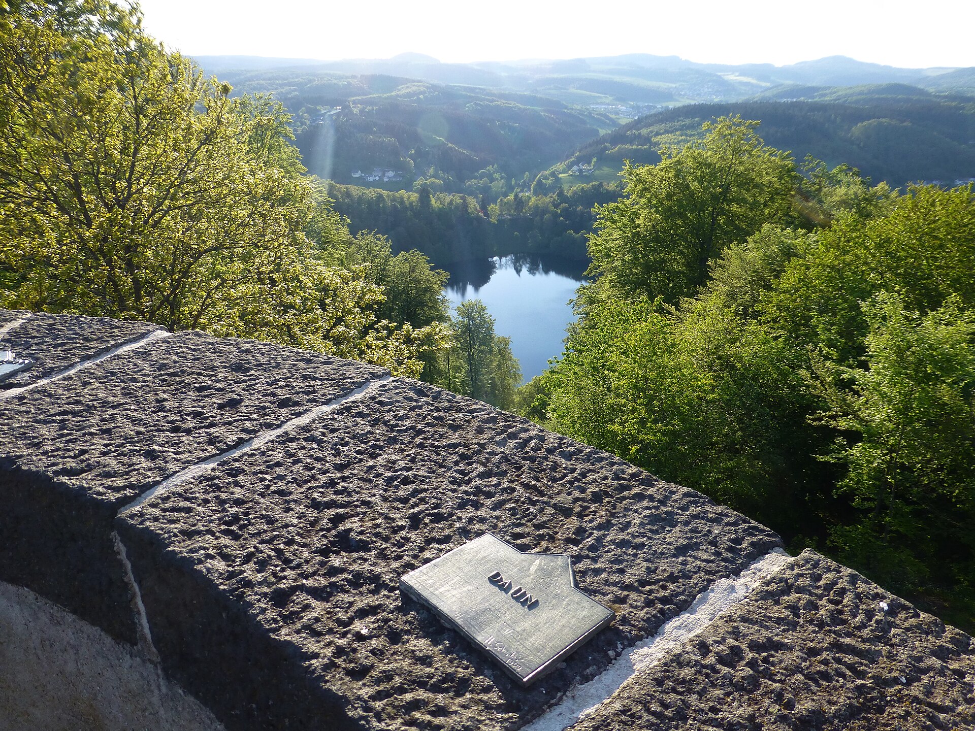 Schalkenmehren, mountain village in Germany