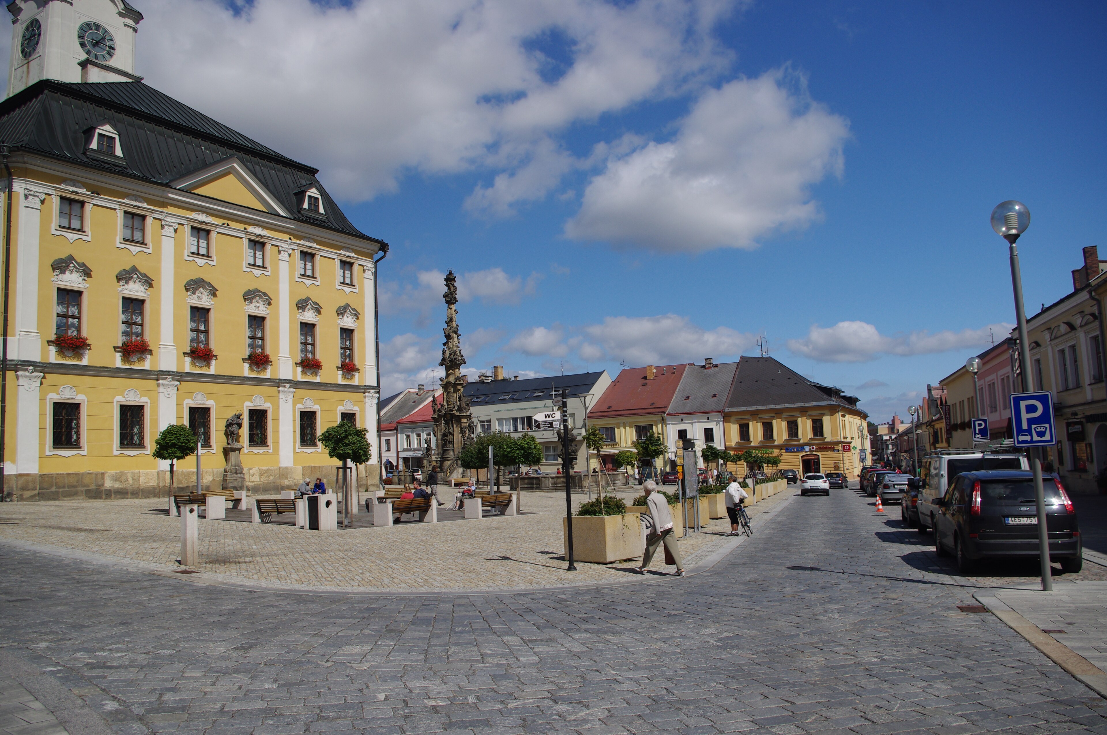 Polička — Alpine village in Czechia