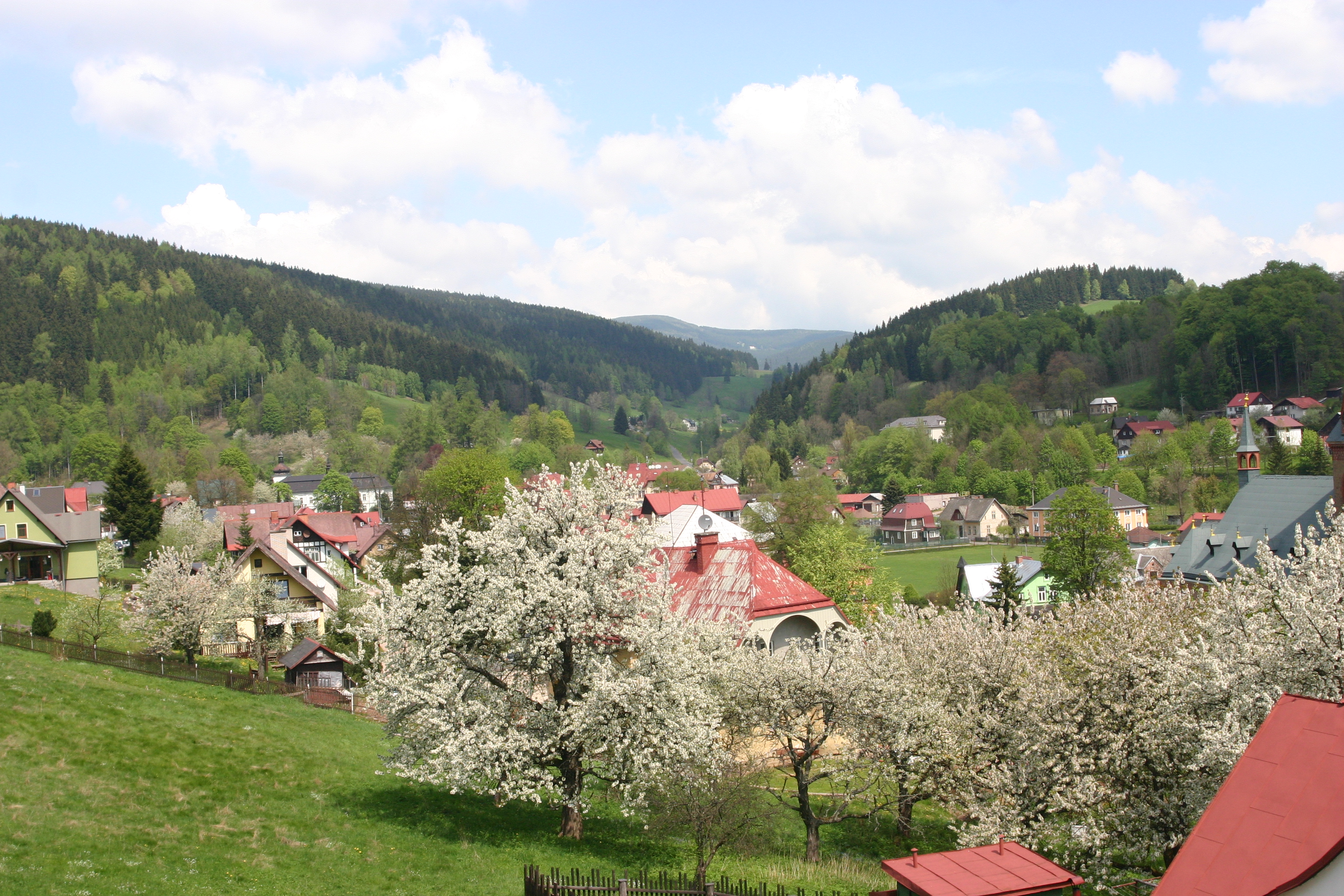 Horní Maršov — Alpine village in Czechia