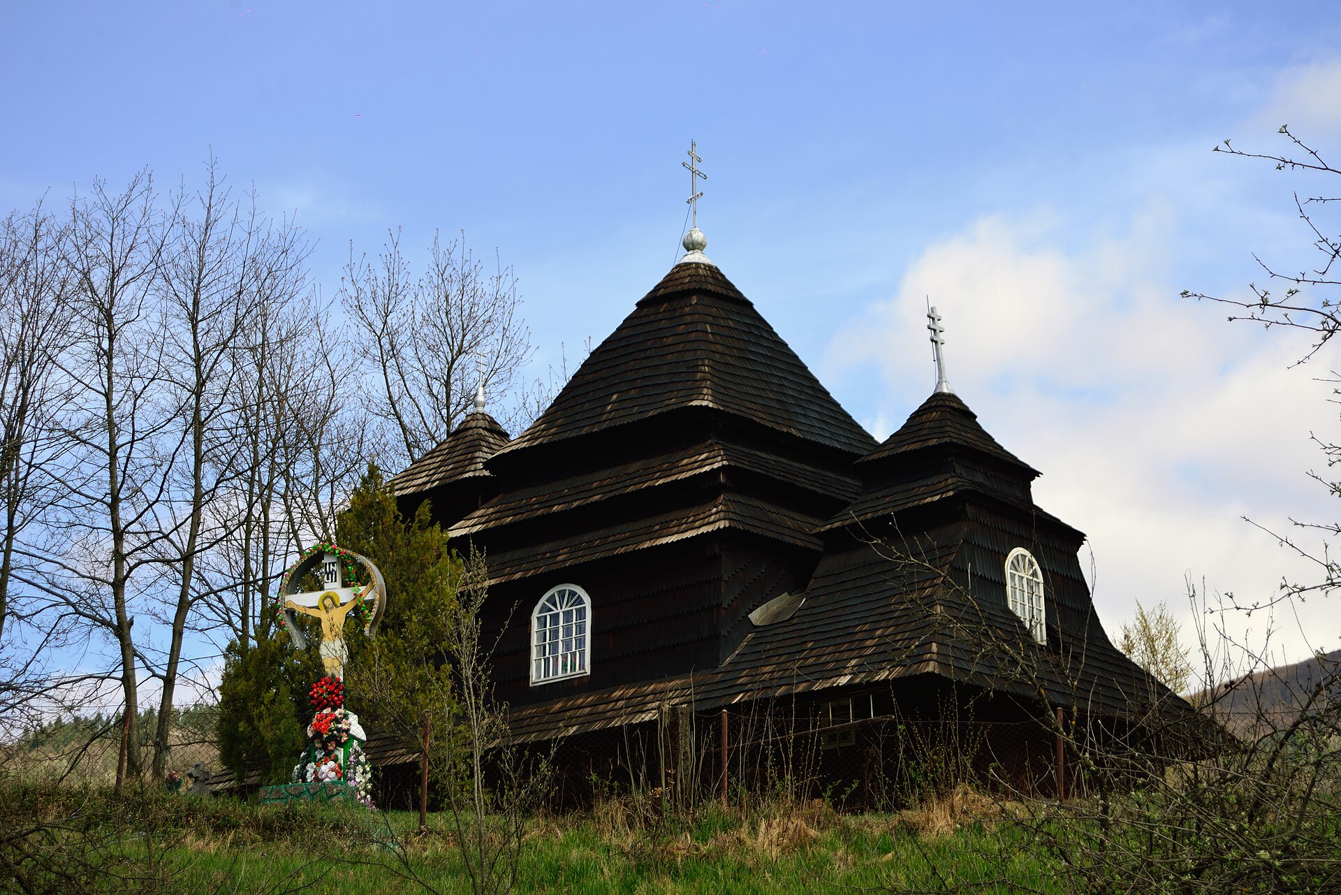 Volosianka, mountain village in Ukraine