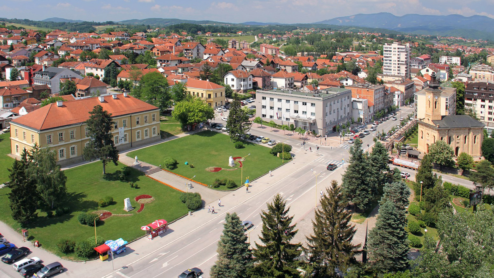 Gornji Milanovac Municipality, mountain village in Serbia