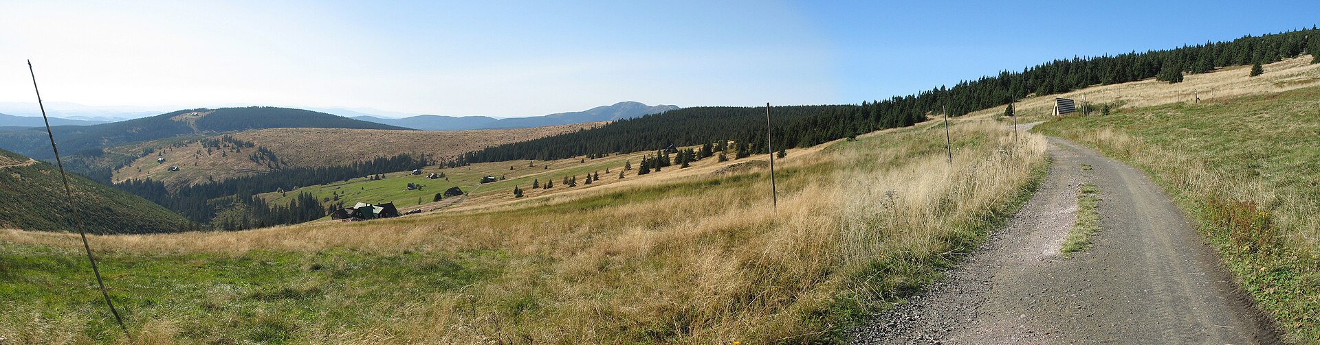 Friesovy boudy — Alpine village in Czechia